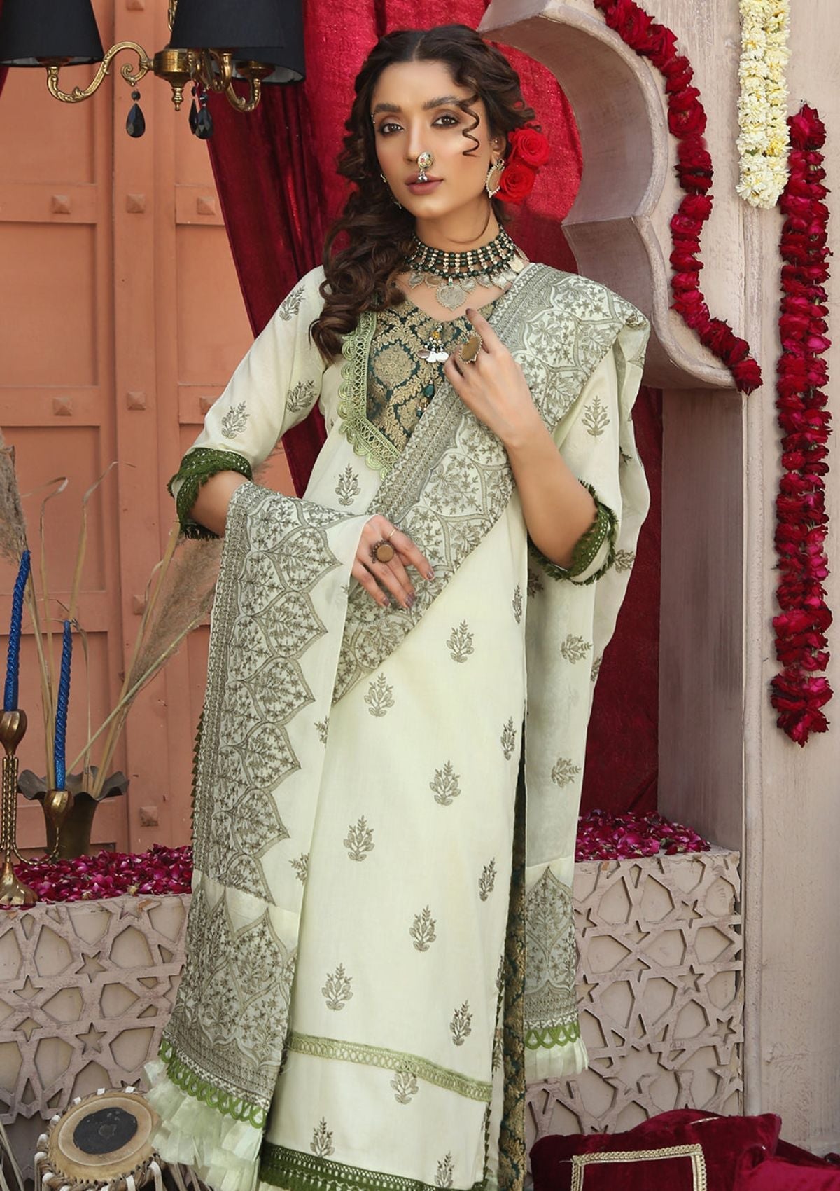 Lawn Collection - Mahnur - Luxury - V03 - ML#09 - Official Mahnur - Agha Fabrics UK