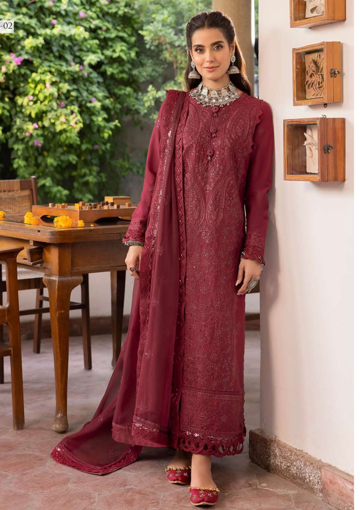 Formal Collection - Asim Jofa - Shadow Work - AJSW#02 - Official Asim Jofa - Agha Fabrics UK