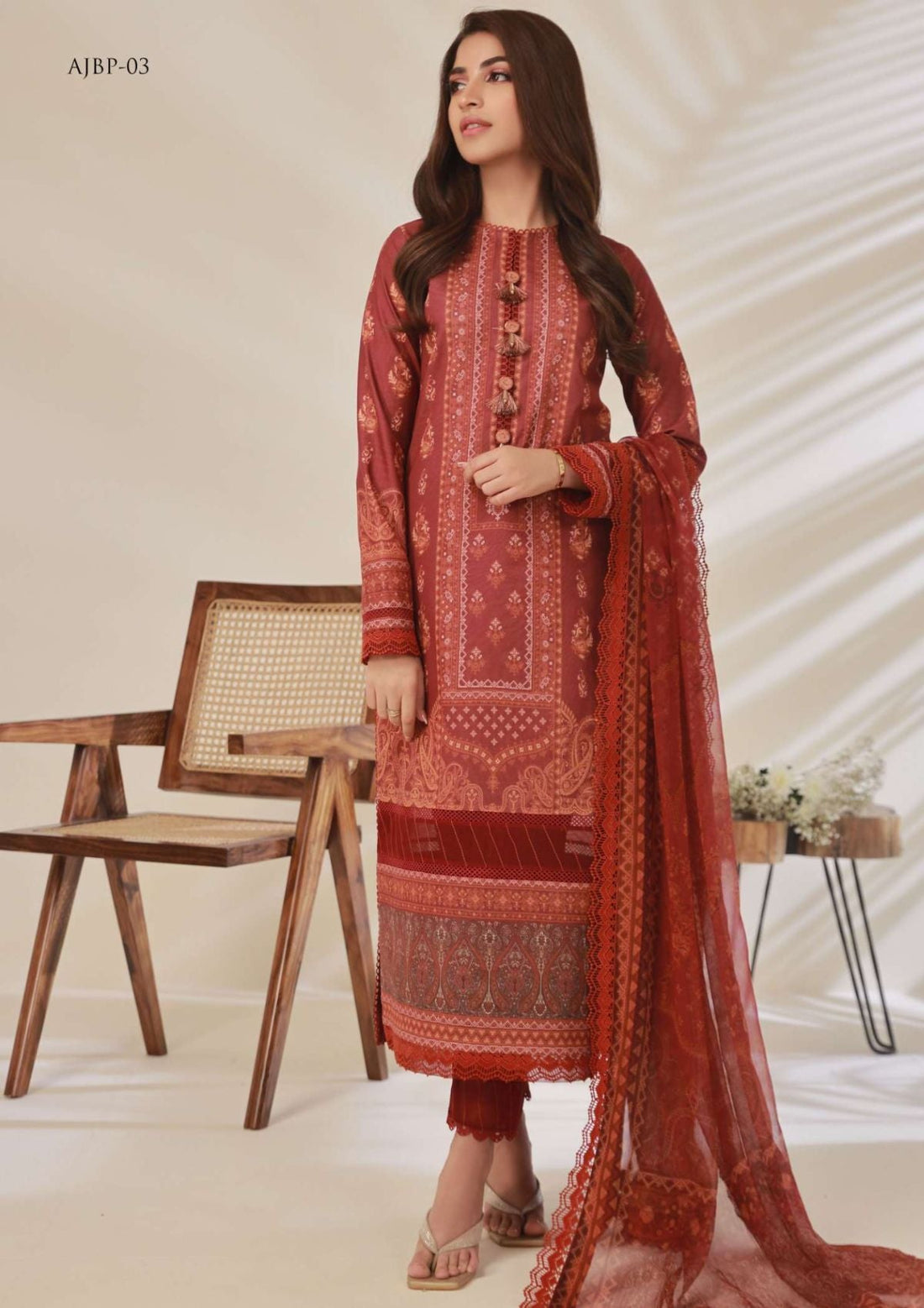 Lawn Collection - Asim Jofa - Prints - AJBP#03 - Official Asim Jofa - Agha Fabrics UK