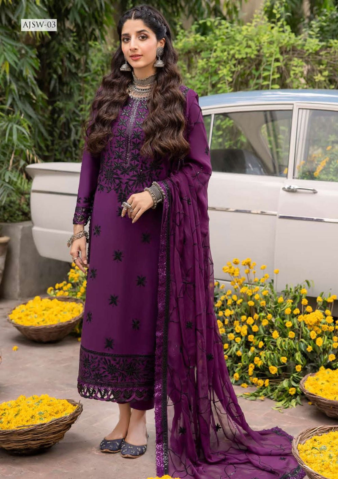 Formal Collection - Asim Jofa - Shadow Work - AJSW#03 - Official Asim Jofa - Agha Fabrics UK