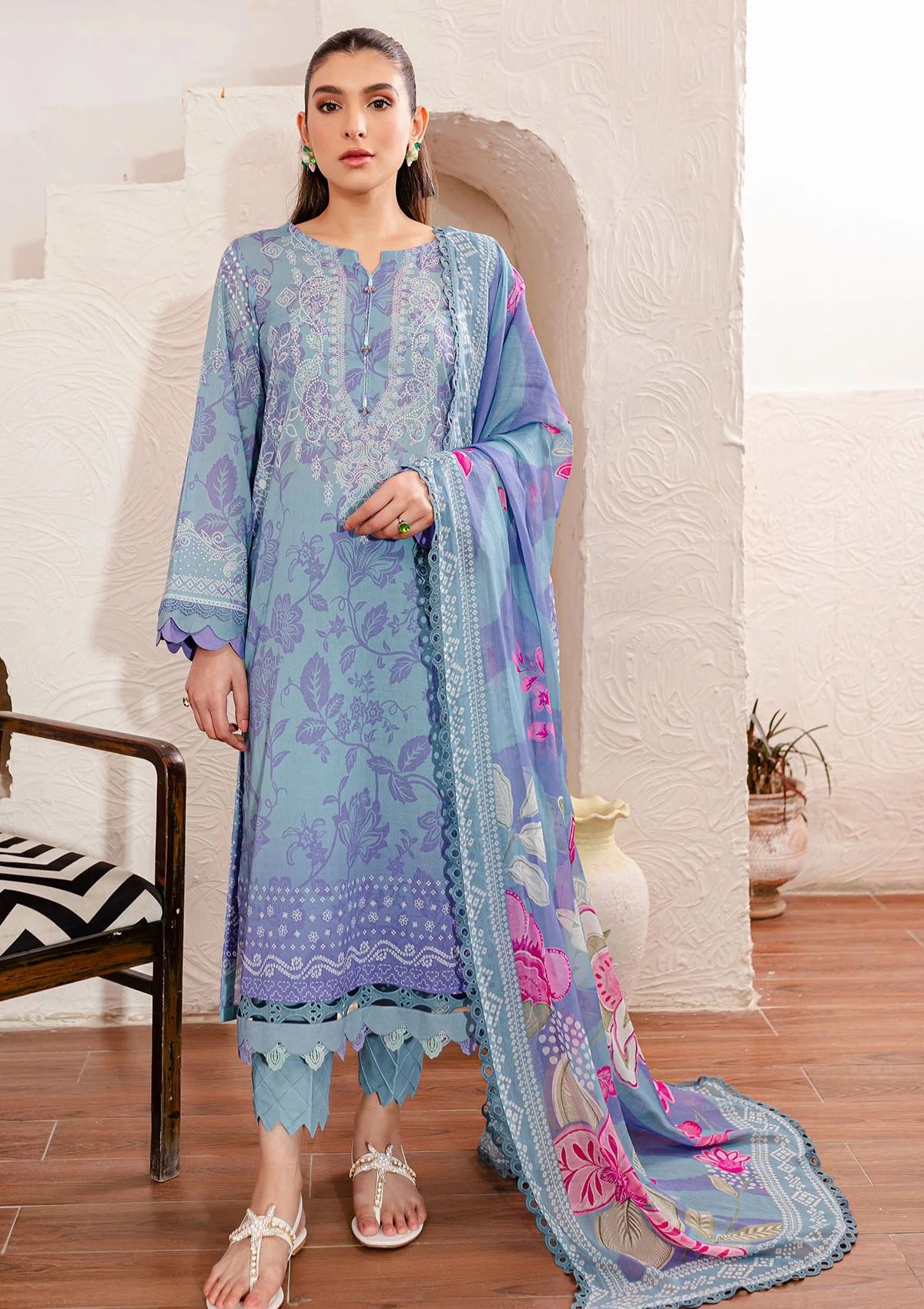 Lawn Collection - Nureh - Signature Prints - SP24#102