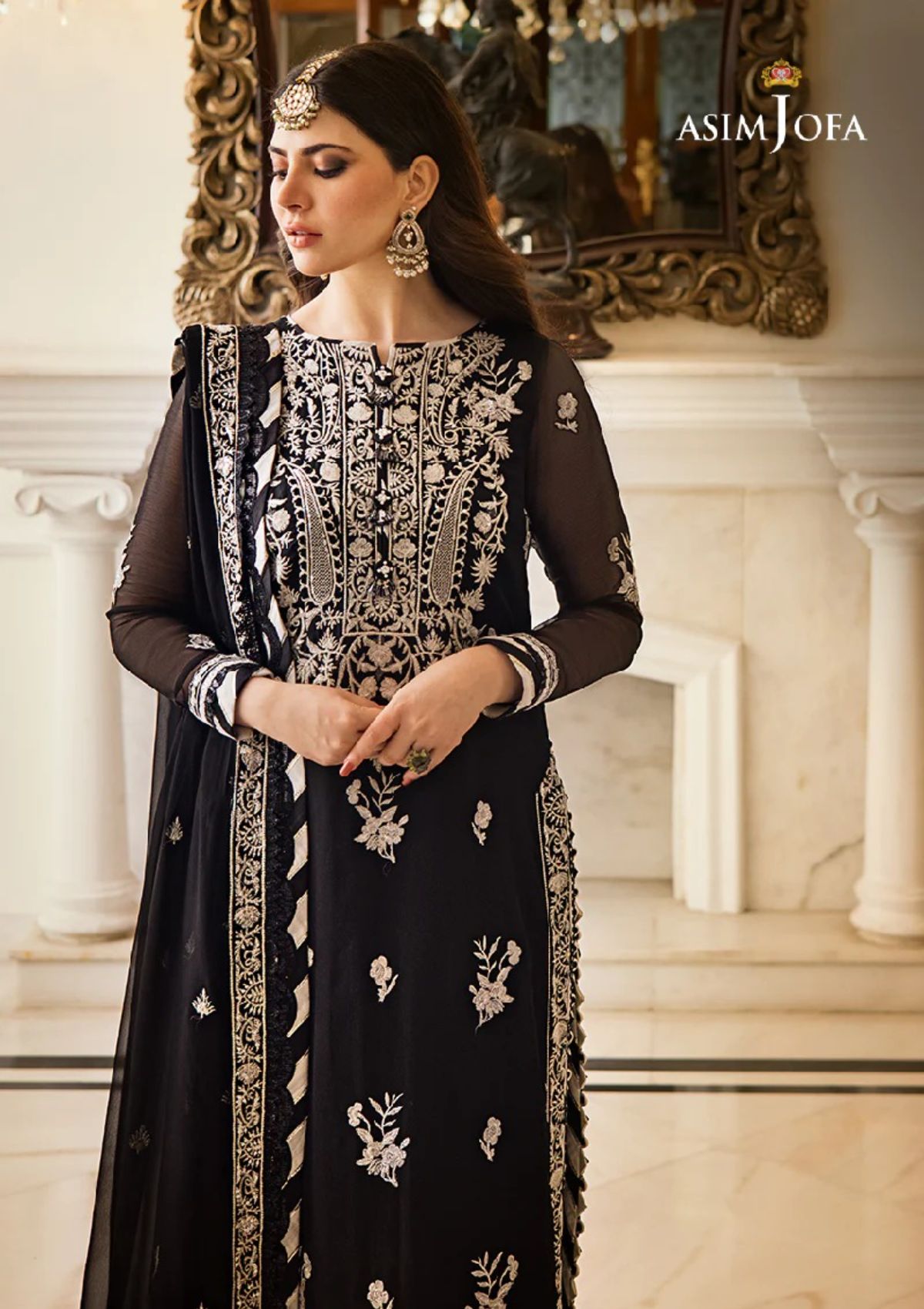 Formal Collection - Asim Jofa - Zari Sitara - AJZS#2 - Official Asim Jofa - Agha Fabrics UK