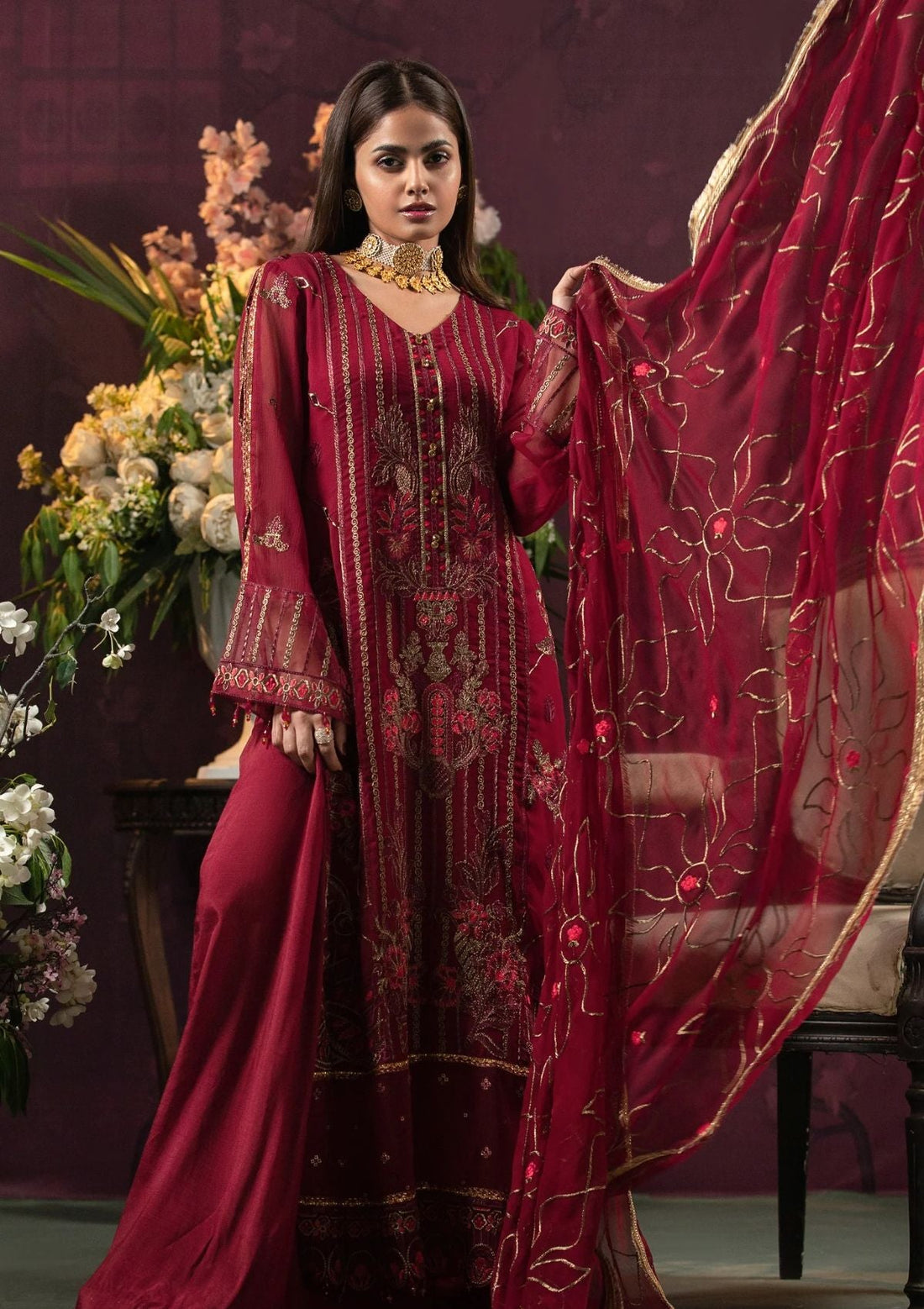 Formal Collection - Al Zohaib - Chiffon Unstitched - D#02