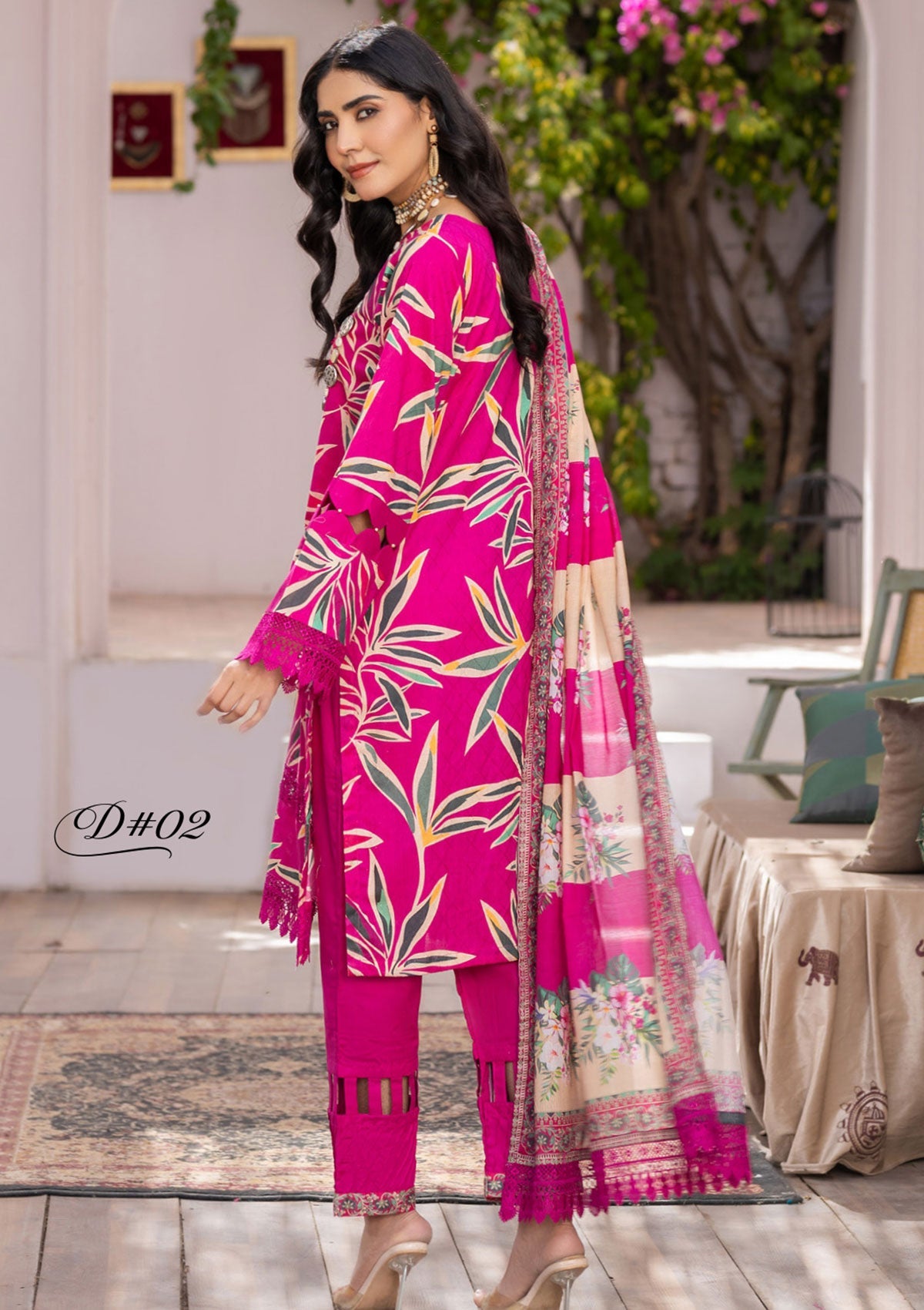 Lawn Collection - Humdum - Rang e Noor - HRN#02