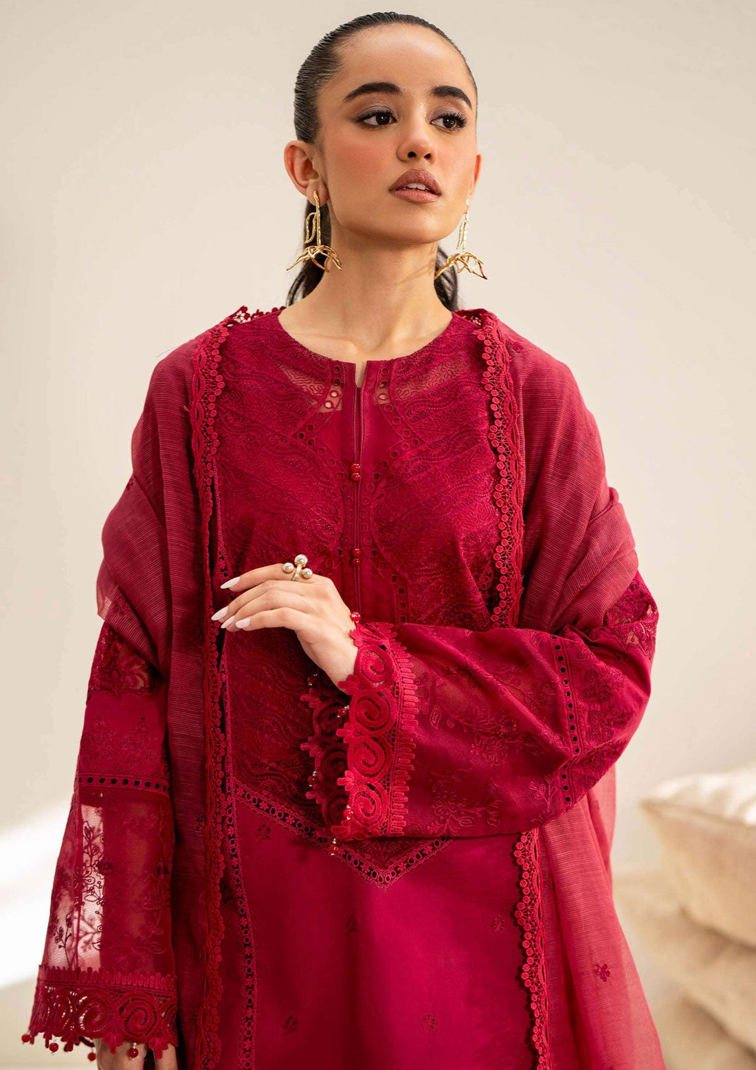 Lawn Collection - Saad Shaikh - Eid Luxe 24 - Blush