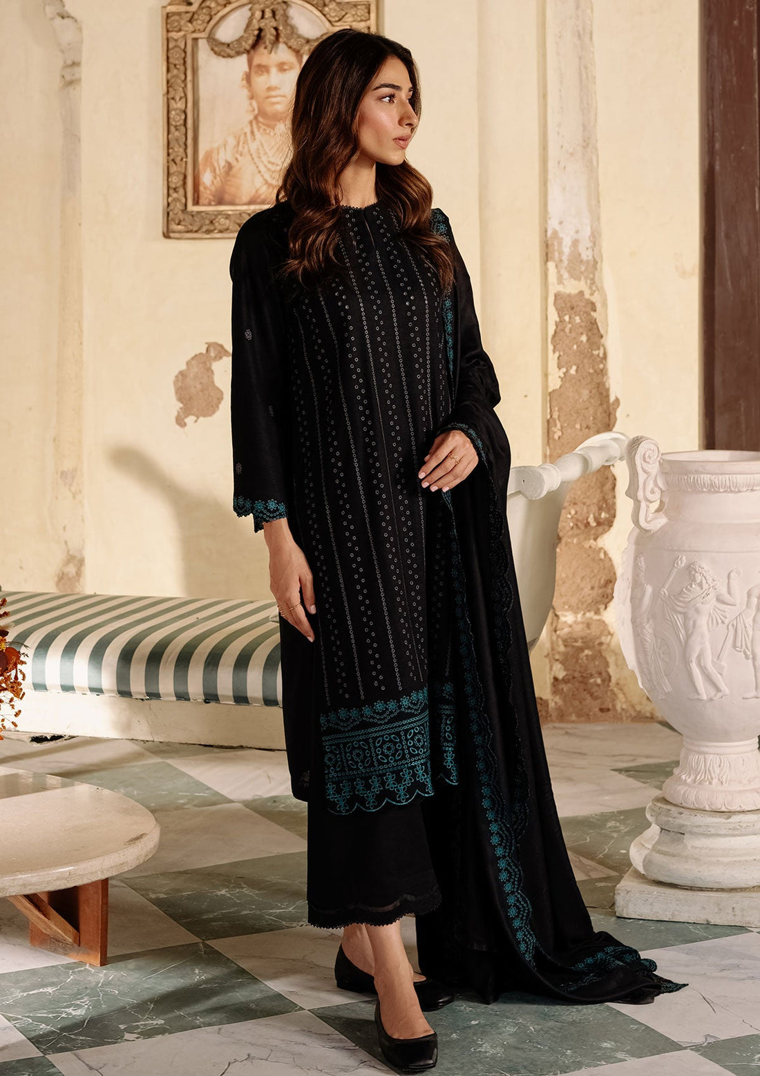 Winter Collection - Sahar - Embroidered Khaddar - D#02