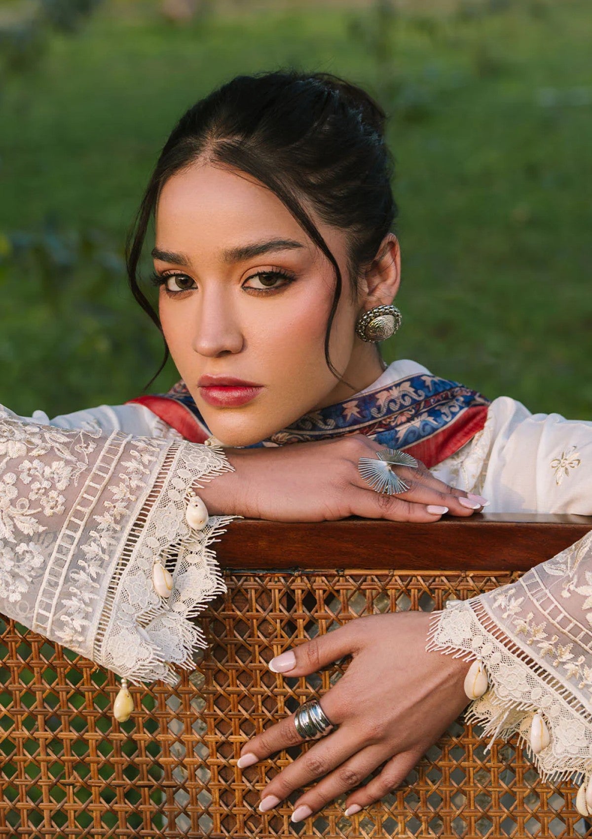 Lawn - Mahnur - Dahlia - Luxury 25 - D#04 - Gia