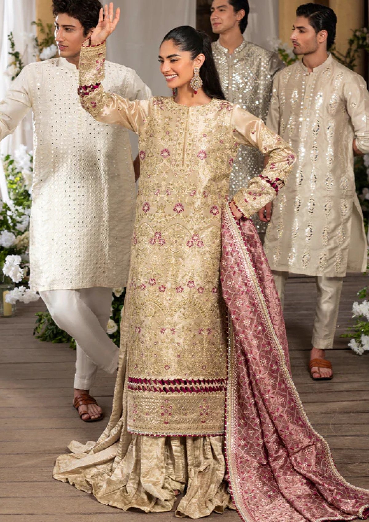 Formals - Sahane - Haye Dil - Wedding 25 - D#05 - Gold Love