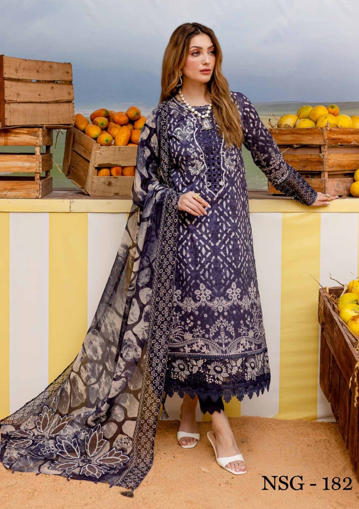 Lawn - Nureh - Gardenia 25 - NSG#182