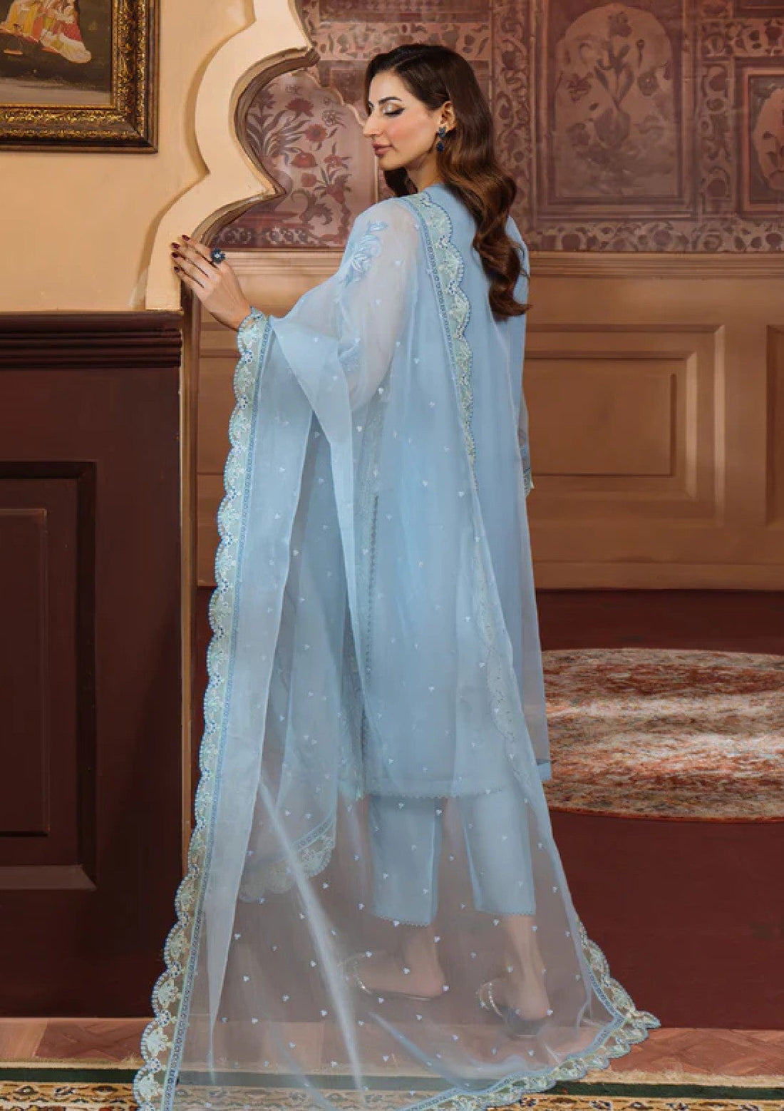 Formals - Sahar - Luxury Embroidered - S25-FE-V1-01 - Glacier Veil