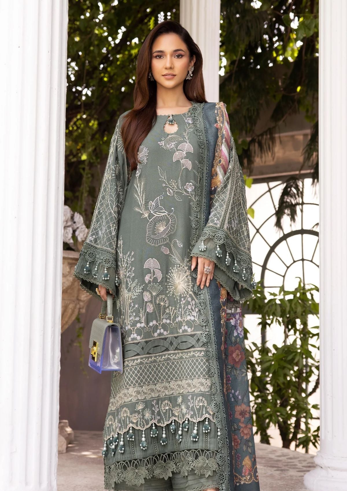 Winter Collection - Tessa - Embroidered - TJG24#03 - Winter Wonderland