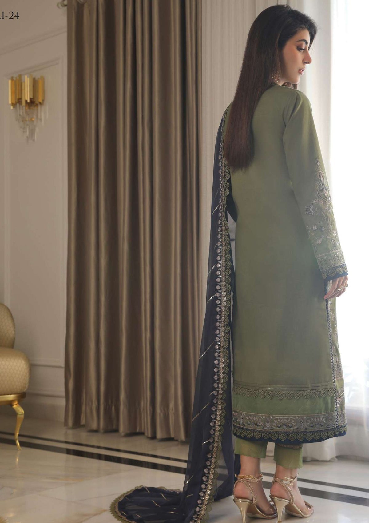 Lawn Collection - Asim Jofa - Aira - AJAI#24 - Official Asim Jofa - Agha Fabrics UK