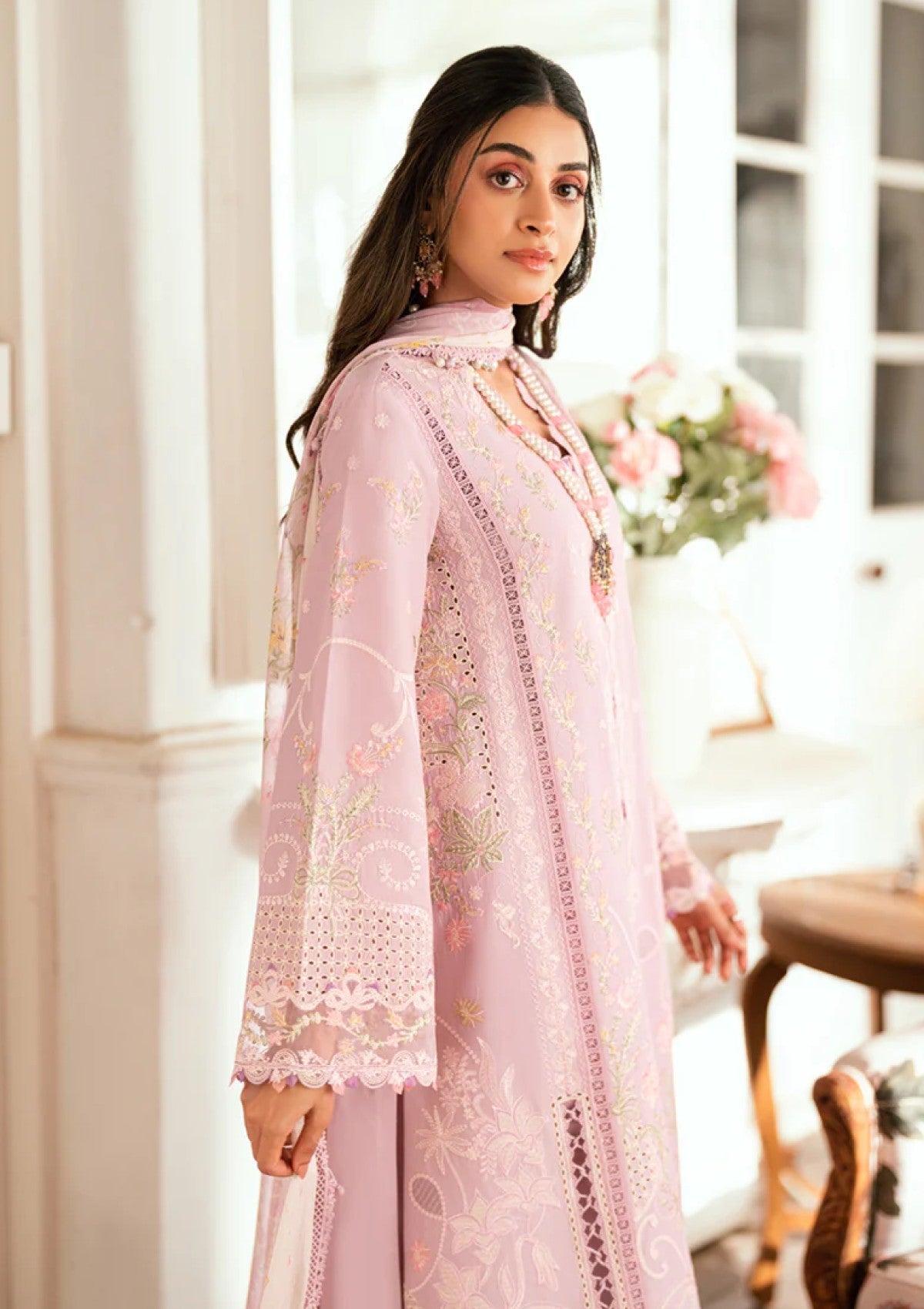 Lawn - Qalamkar - Luxury - Eid Edit 25 - SB#06 - Komal