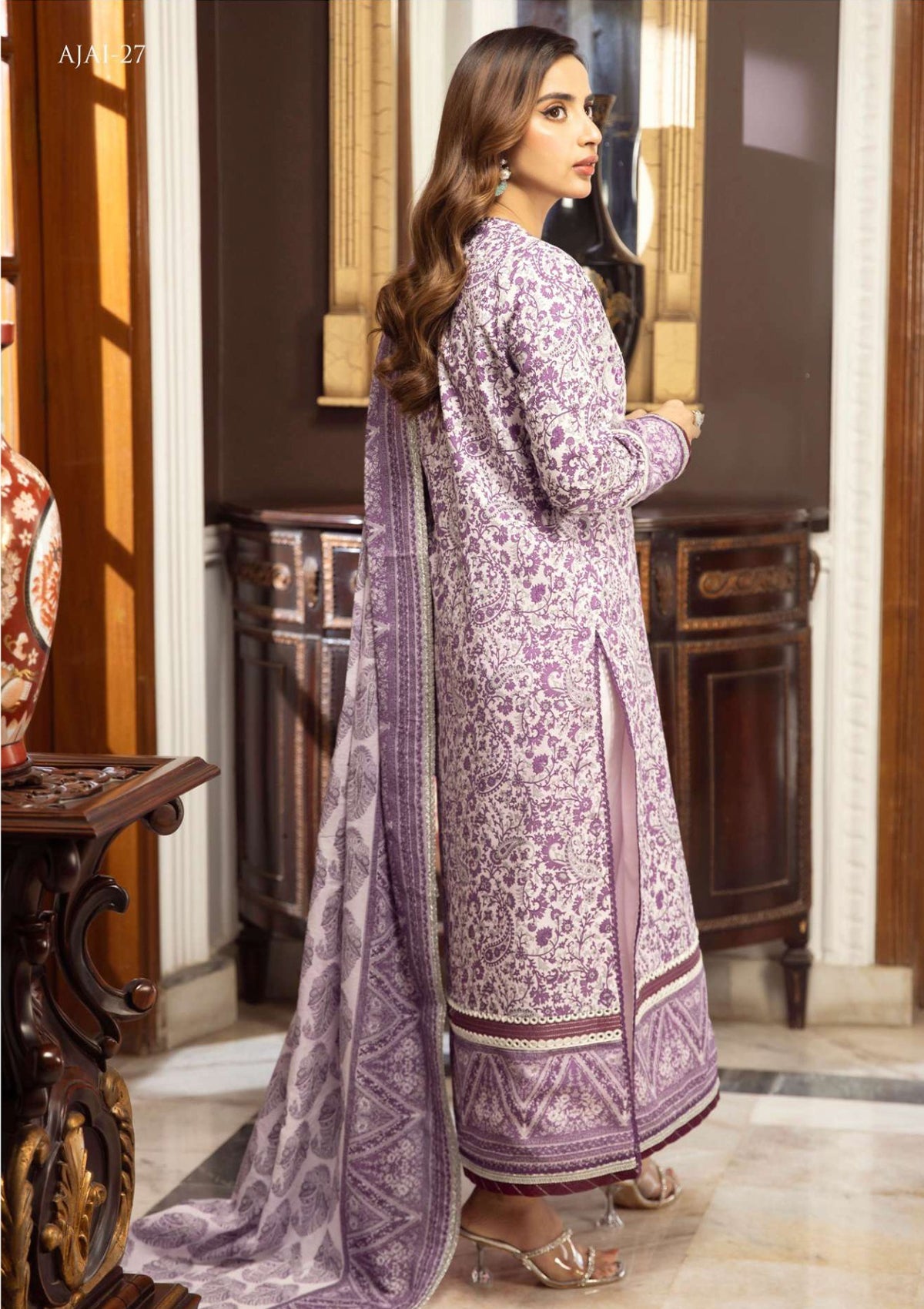 Lawn Collection - Asim Jofa - Aira - AJAI#27 - Official Asim Jofa - Agha Fabrics UK