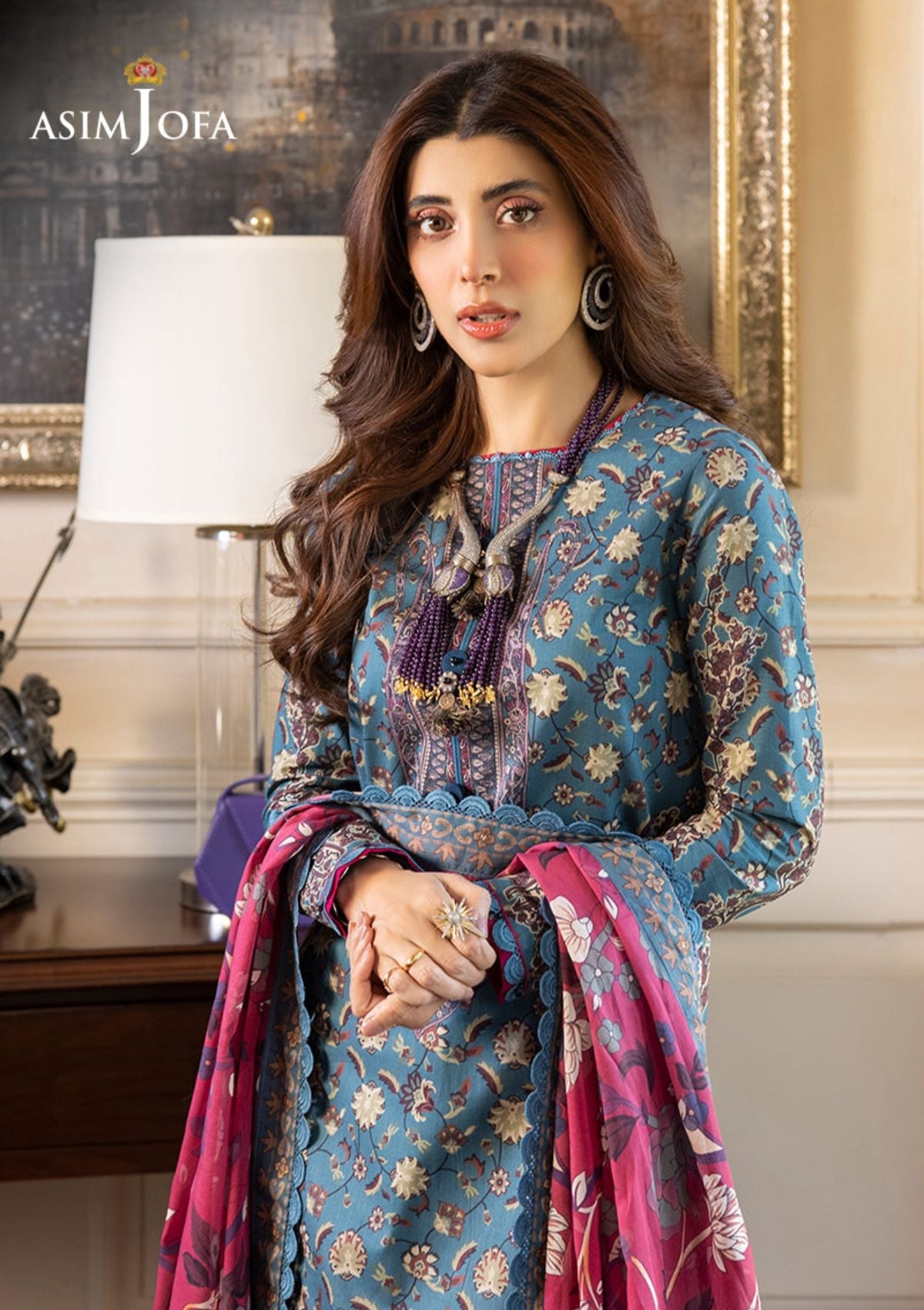 Lawn Collection - Asim Jofa - Rania - Edition Two - AJS#27 - Official Asim Jofa - Agha Fabrics UK