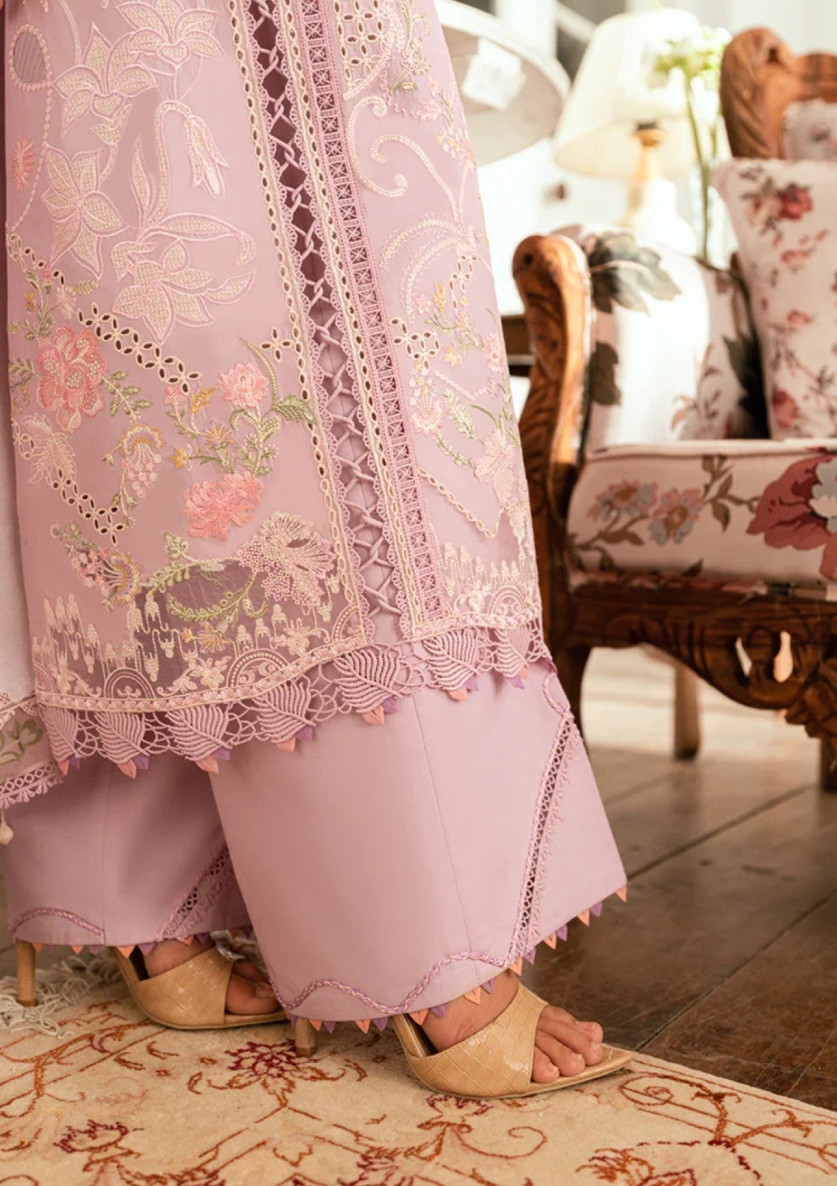 Lawn - Qalamkar - Luxury - Eid Edit 25 - SB#06 - Komal