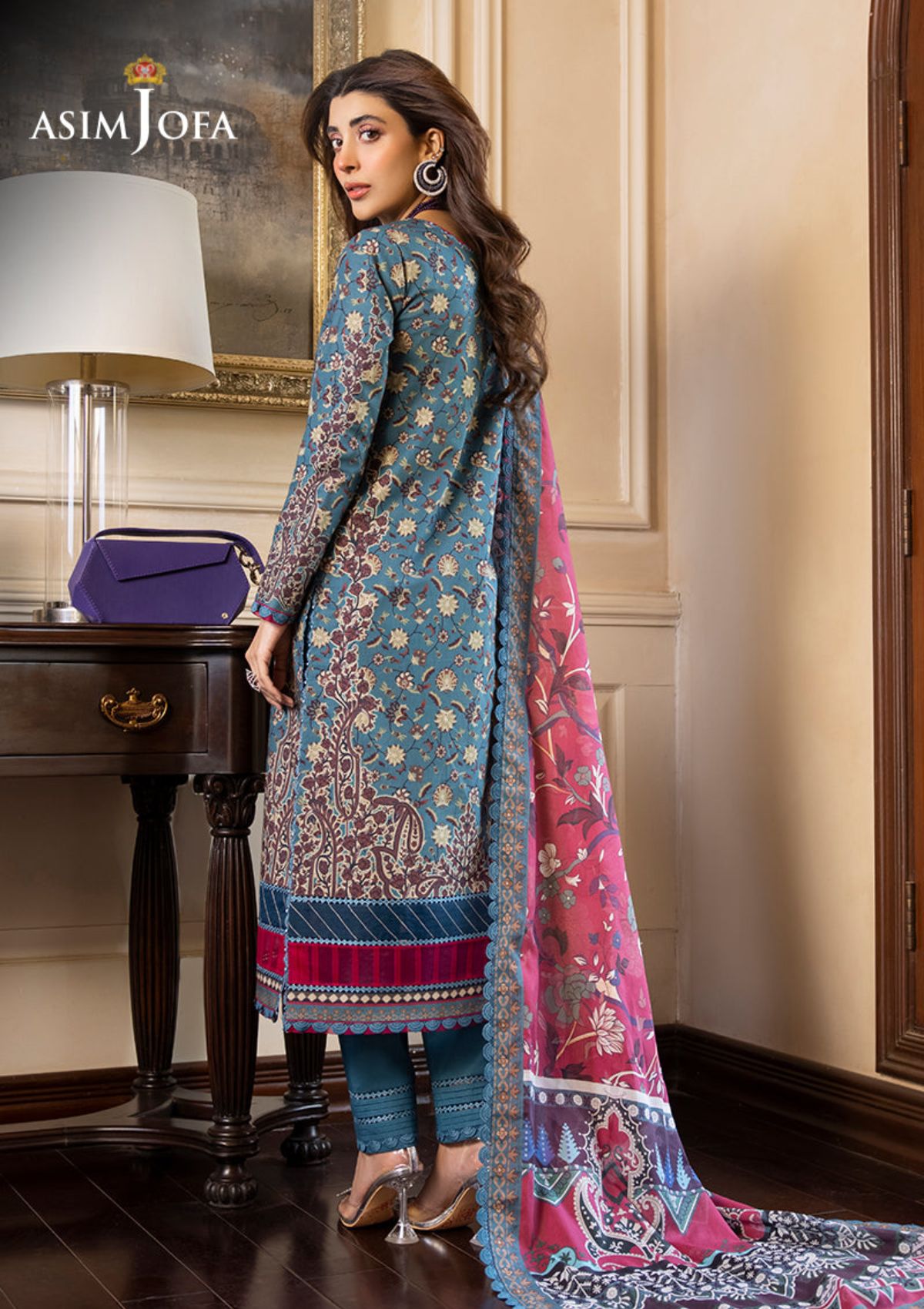 Lawn Collection - Asim Jofa - Rania - Edition Two - AJS#27 - Official Asim Jofa - Agha Fabrics UK