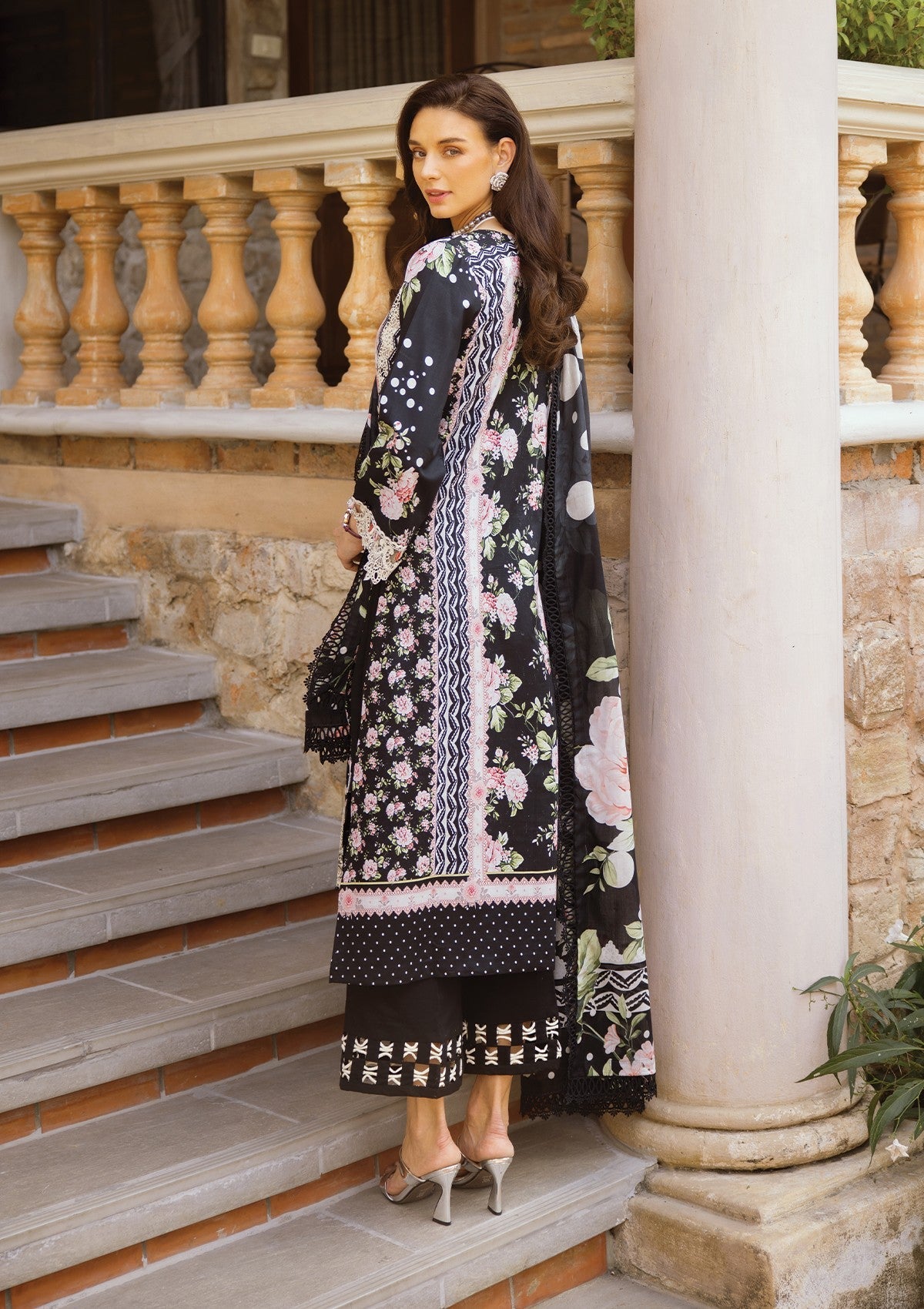 Lawn Collection - Elaf - Print Chikankari 24 - ECT-05B - Wild Flower