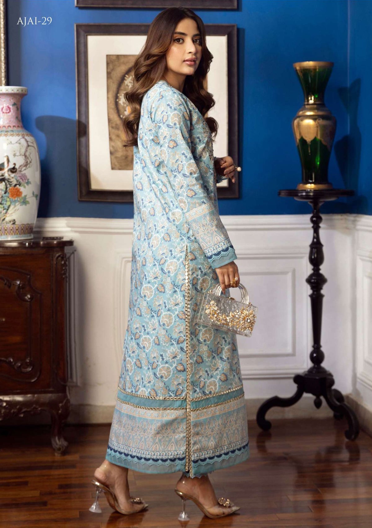 Lawn Collection - Asim Jofa - Aira - AJAI#29 - Official Asim Jofa - Agha Fabrics UK