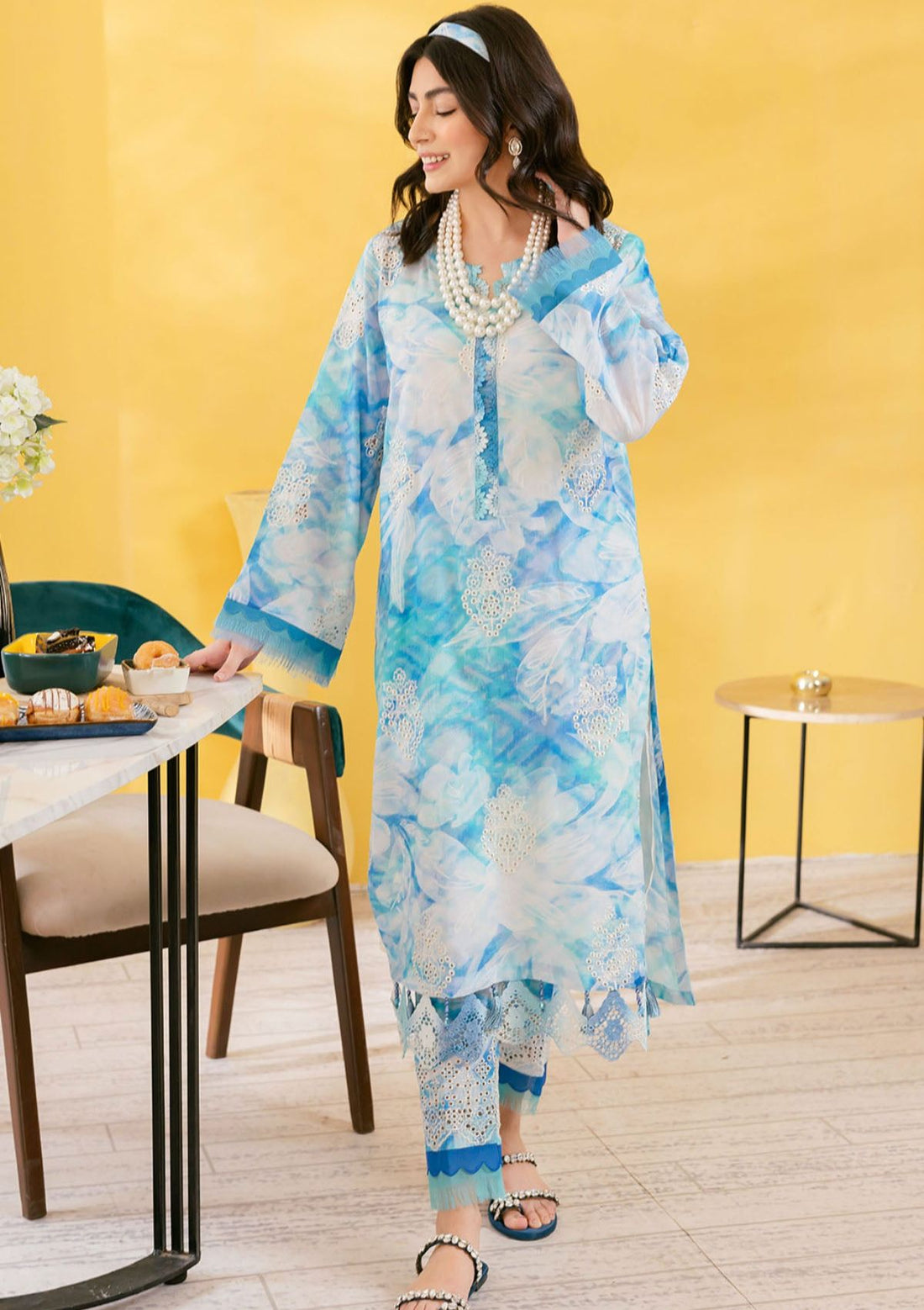 Lawn Collection - Nureh - Ballerina - E/Printed - NU2#110 - Official Nureh - Agha Fabrics UK