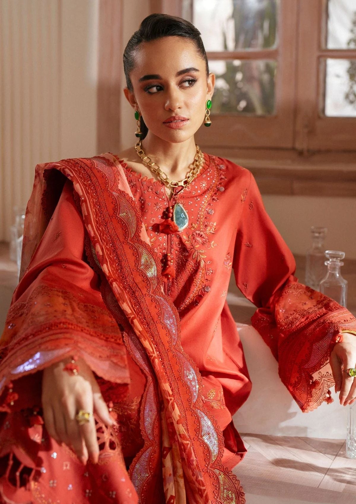 Lawn Collection - Nureh - Maya Lawn 24 - NS24#142 - Official Nureh - Agha Fabrics UK