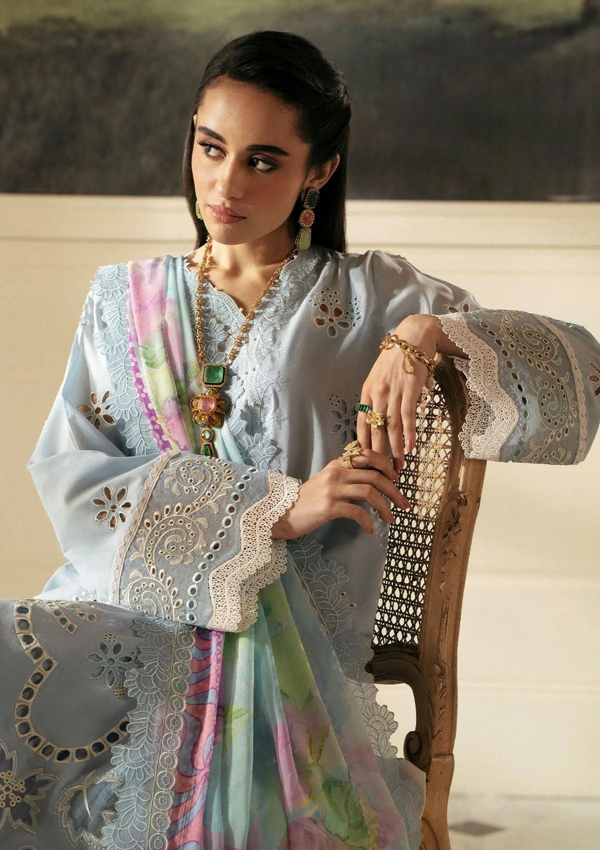 Lawn Collection - Nureh - Maya Lawn 24 - NS24#145 - Official Nureh - Agha Fabrics UK
