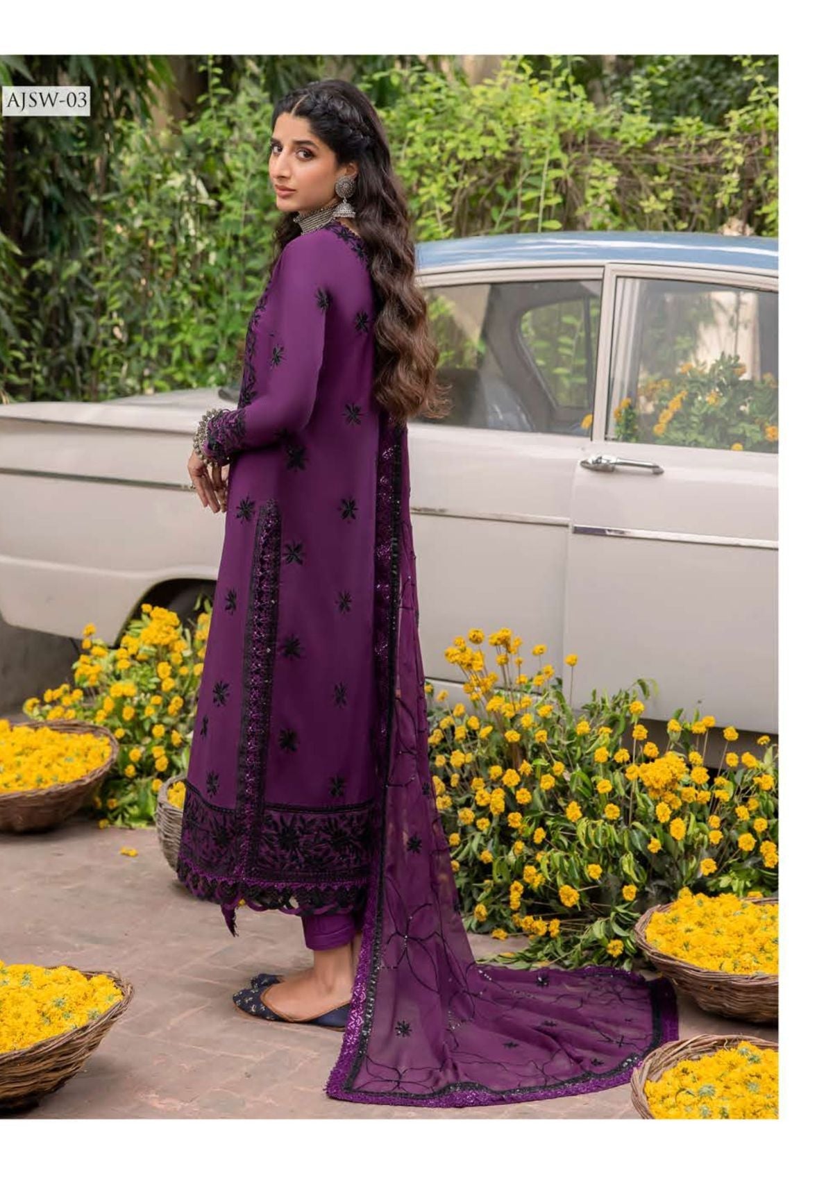 Formal Collection - Asim Jofa - Shadow Work - AJSW#03 - Official Asim Jofa - Agha Fabrics UK