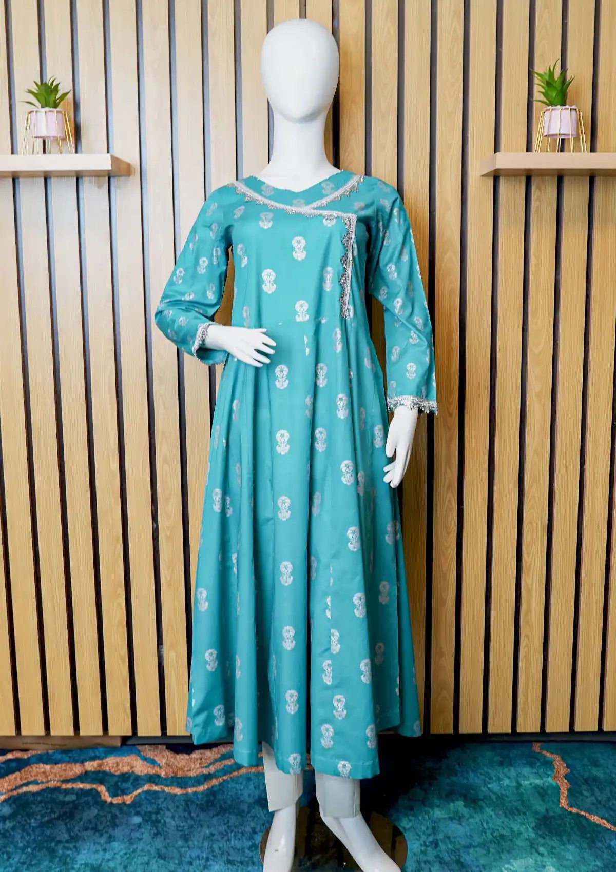 Winter Collection - Madiha Jahangir - Gulmira - Cambric - 1 pcs - D#01 - Official Madiha Jahangir - Agha Fabrics UK