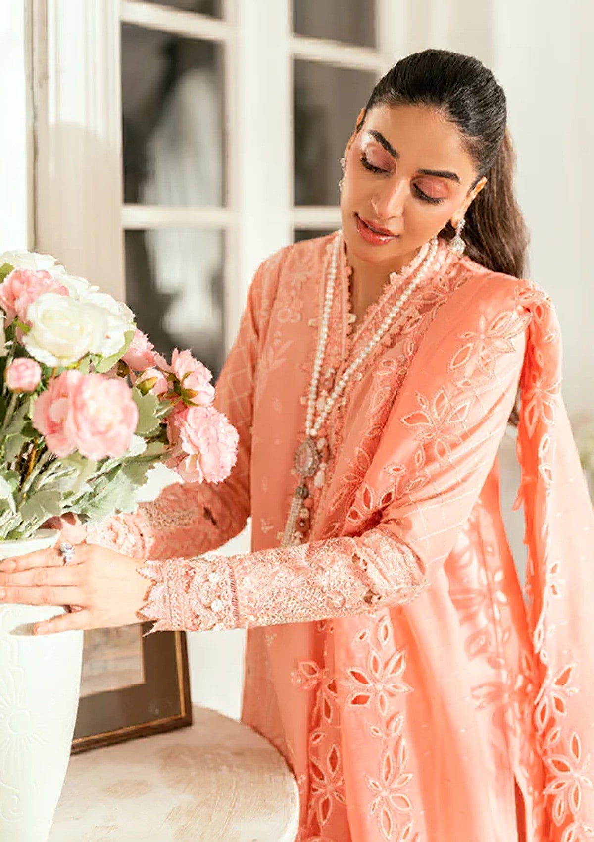 Lawn - Qalamkar - Luxury - Eid Edit 25 - SB#12 - Jafa