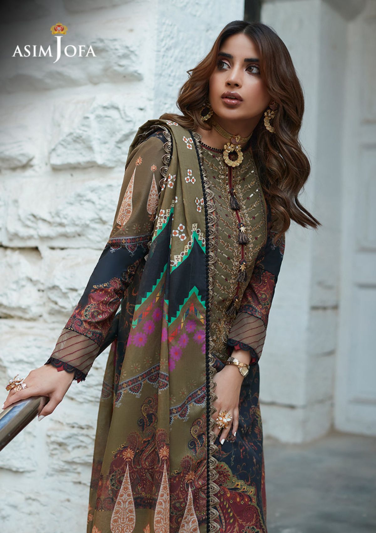 Lawn Collection - Asim Jofa - Rania - Edition Two - AJS#22 - Official Asim Jofa - Agha Fabrics UK
