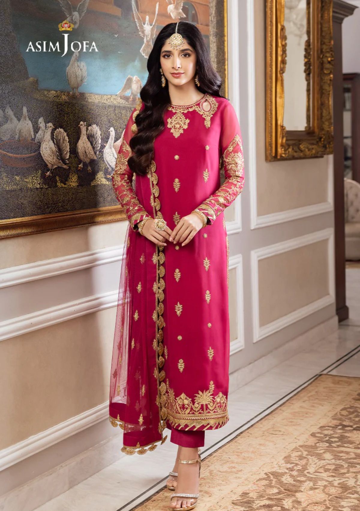 Formal Collection - Asim Jofa - Zari Sitara - AJZS#22 - Official Asim Jofa - Agha Fabrics UK