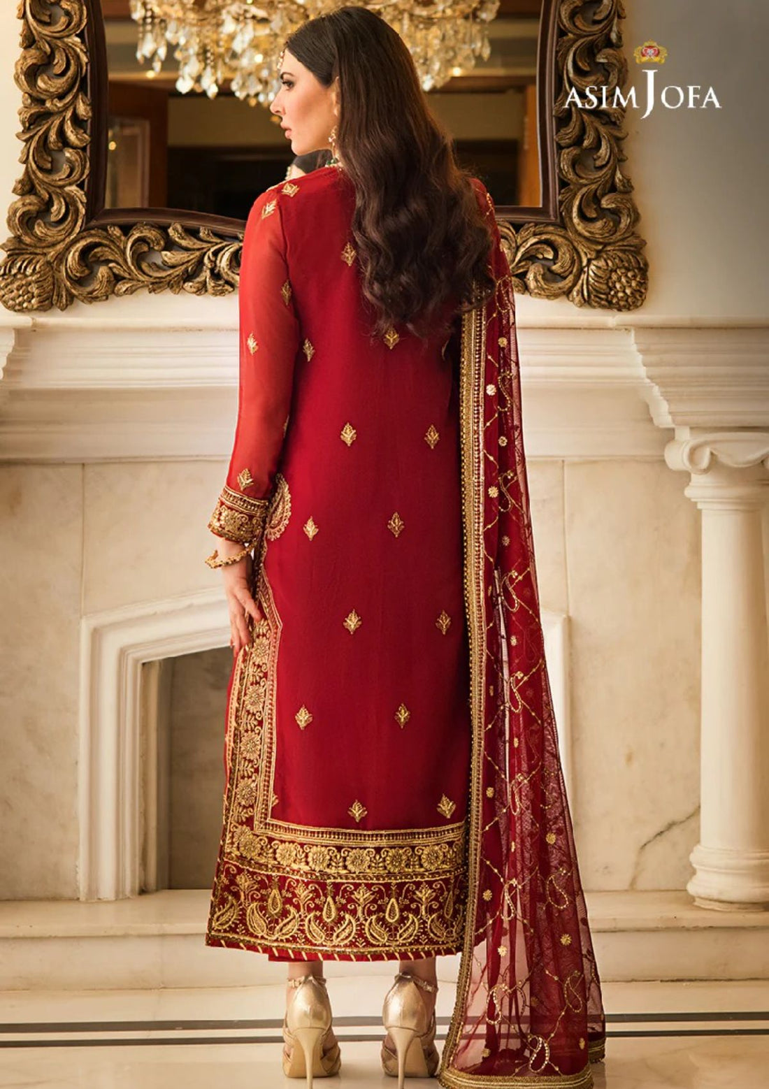 Formal Collection - Asim Jofa - Zari Sitara - AJZS#21 - Official Asim Jofa - Agha Fabrics UK