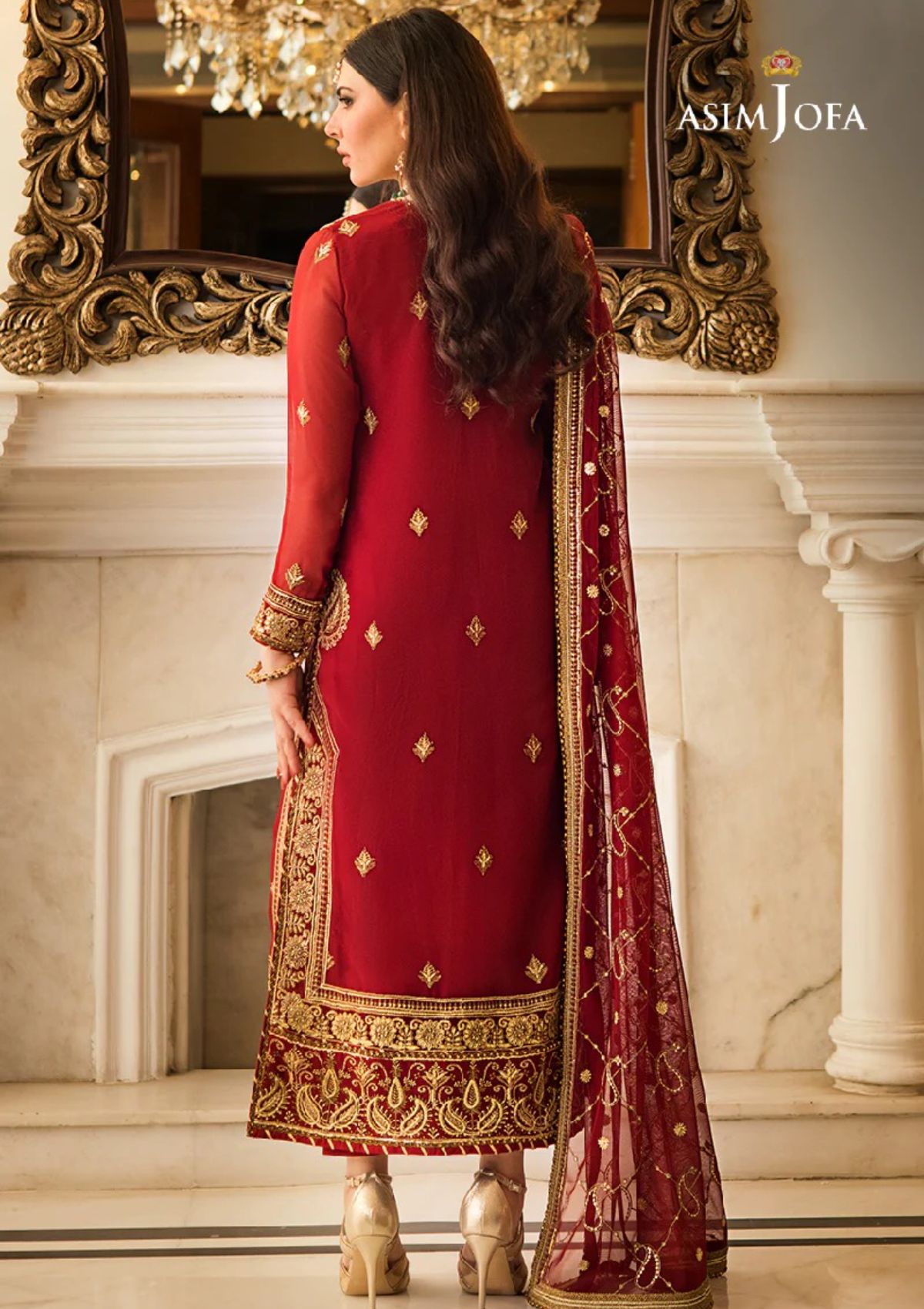 Formal Collection - Asim Jofa - Zari Sitara - AJZS#21 - Official Asim Jofa - Agha Fabrics UK