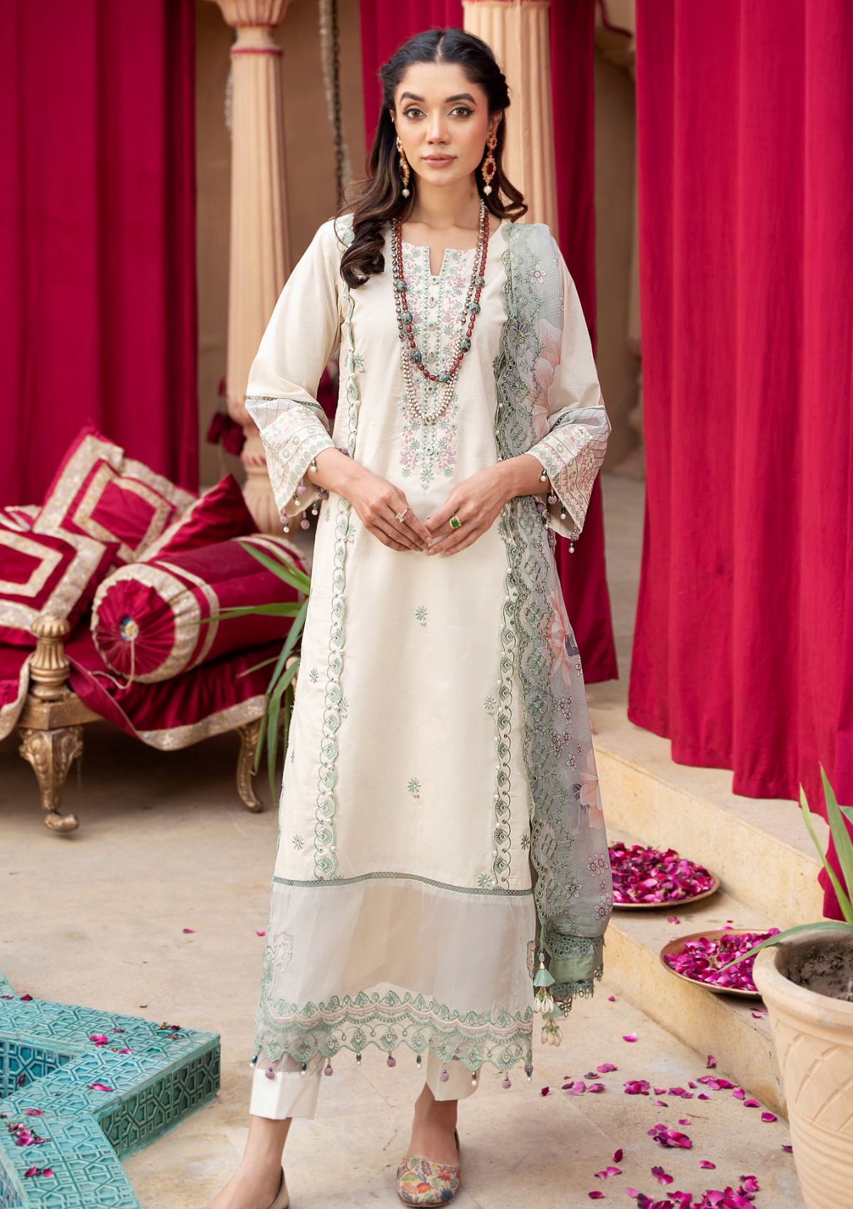 Lawn Collection - Al Zohaib - Sunshine Bloom - Eid Edition - D#4