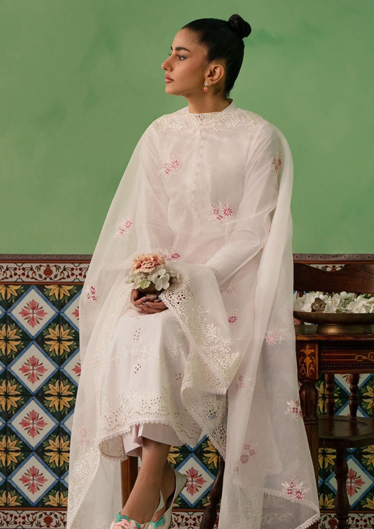 Lawn Collection - Cross Stitch - Mahiri V01 - HEAVENLY PINK