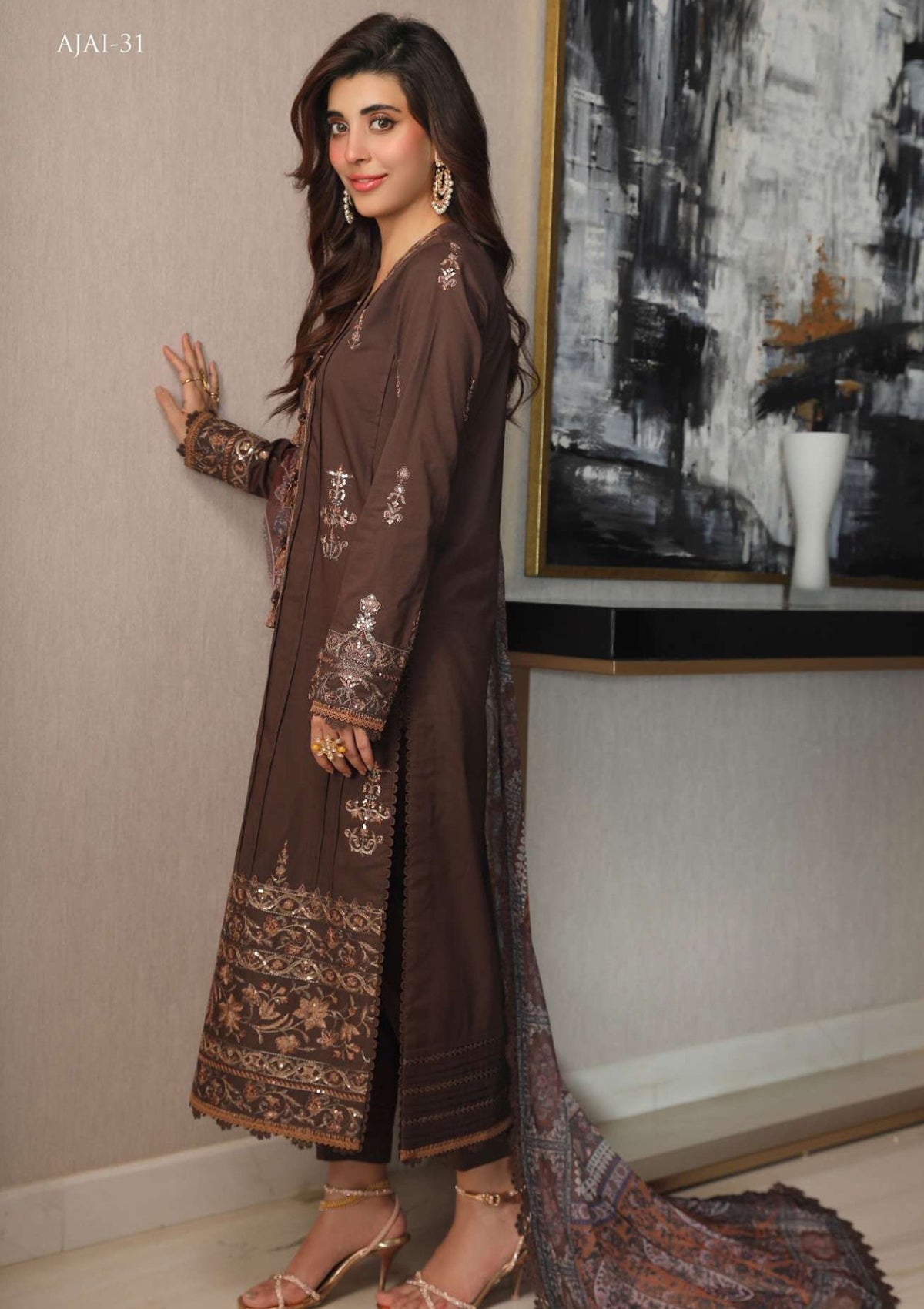 Lawn Collection - Asim Jofa - Aira - AJAI#31 - Official Asim Jofa - Agha Fabrics UK