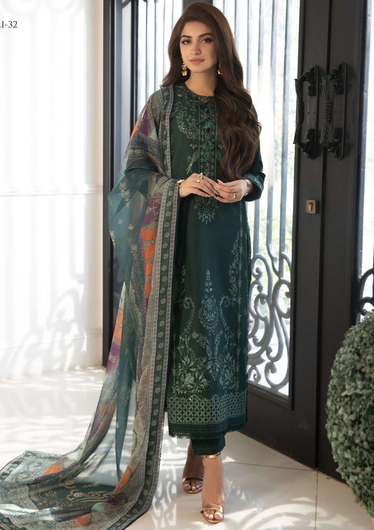 Lawn Collection - Asim Jofa - Aira - AJAI#32 - Official Asim Jofa - Agha Fabrics UK
