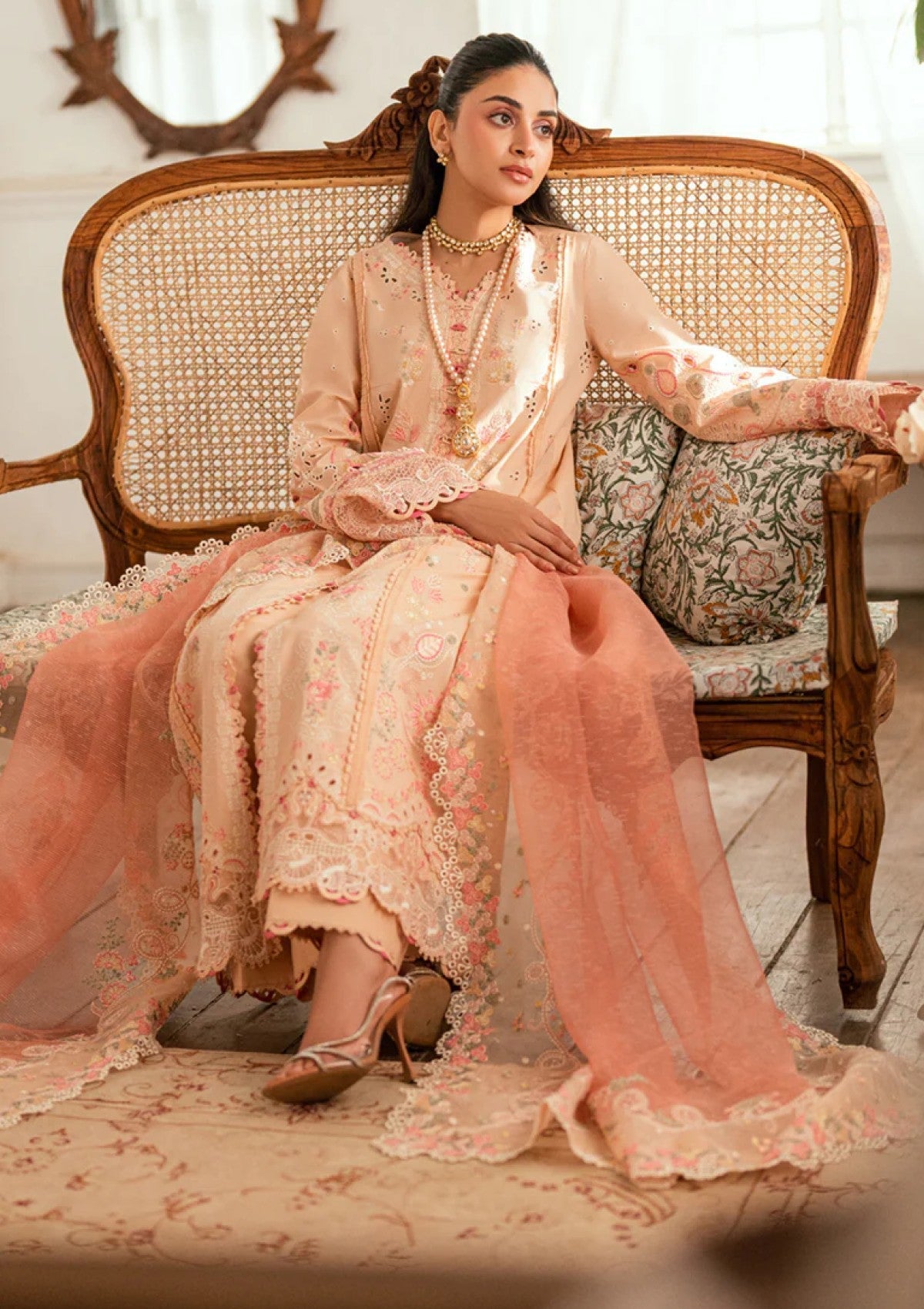Lawn - Qalamkar - Luxury - Eid Edit 25 - SB#07 - Zoya