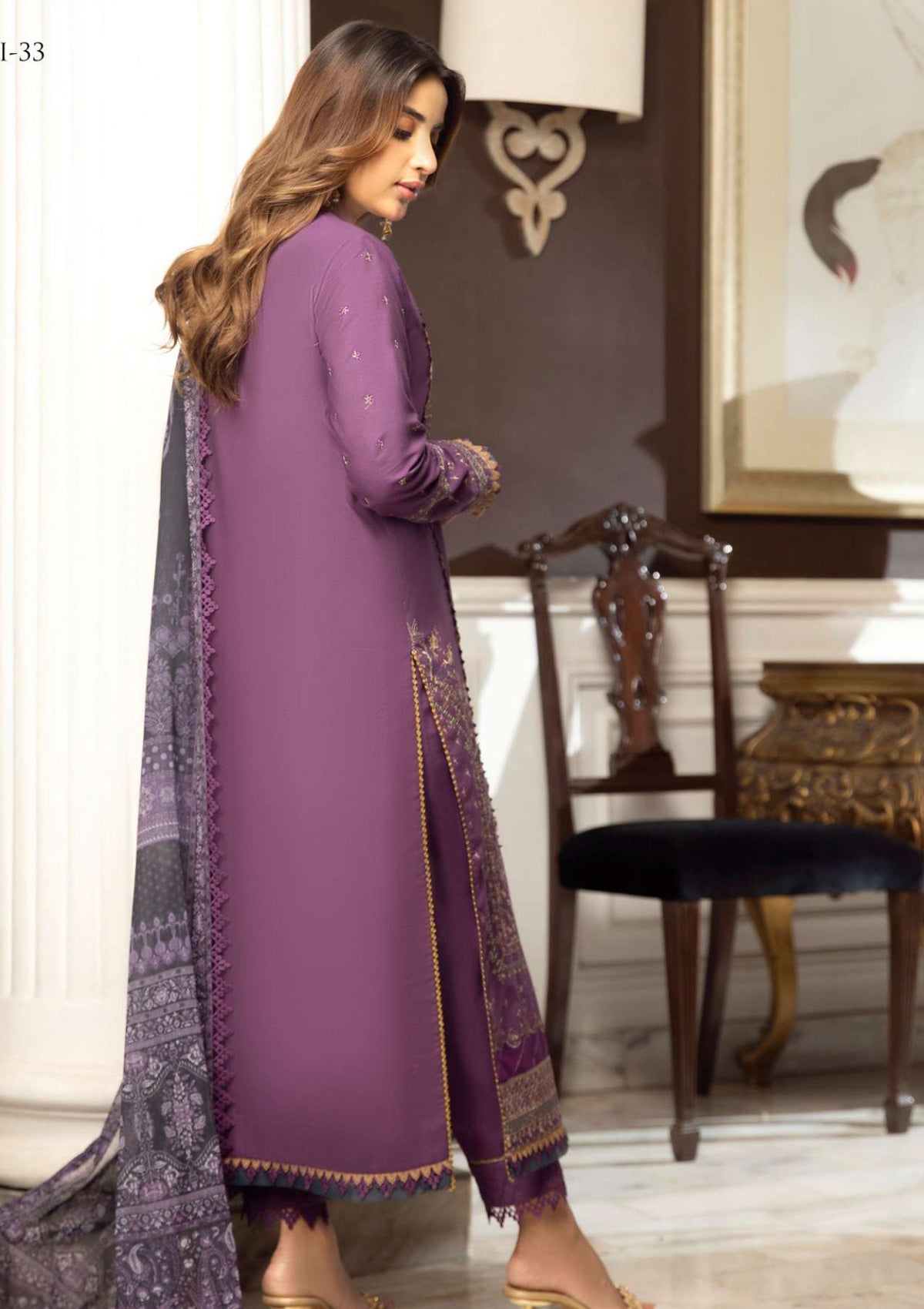 Lawn Collection - Asim Jofa - Aira - AJAI#33 - Official Asim Jofa - Agha Fabrics UK