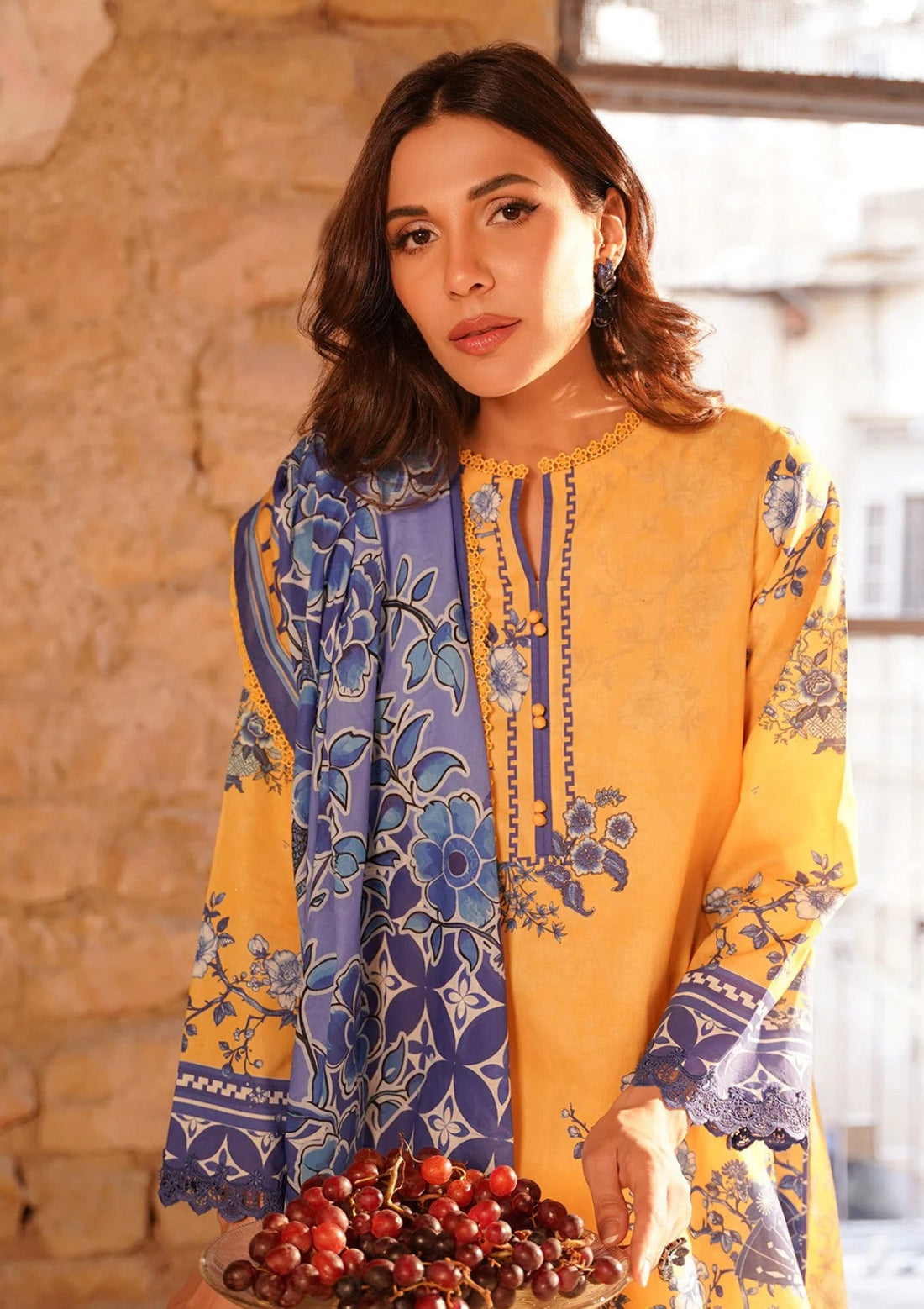 Lawn - Sahar - Selene - CL-V2-S25-05 - Oriental Bliss