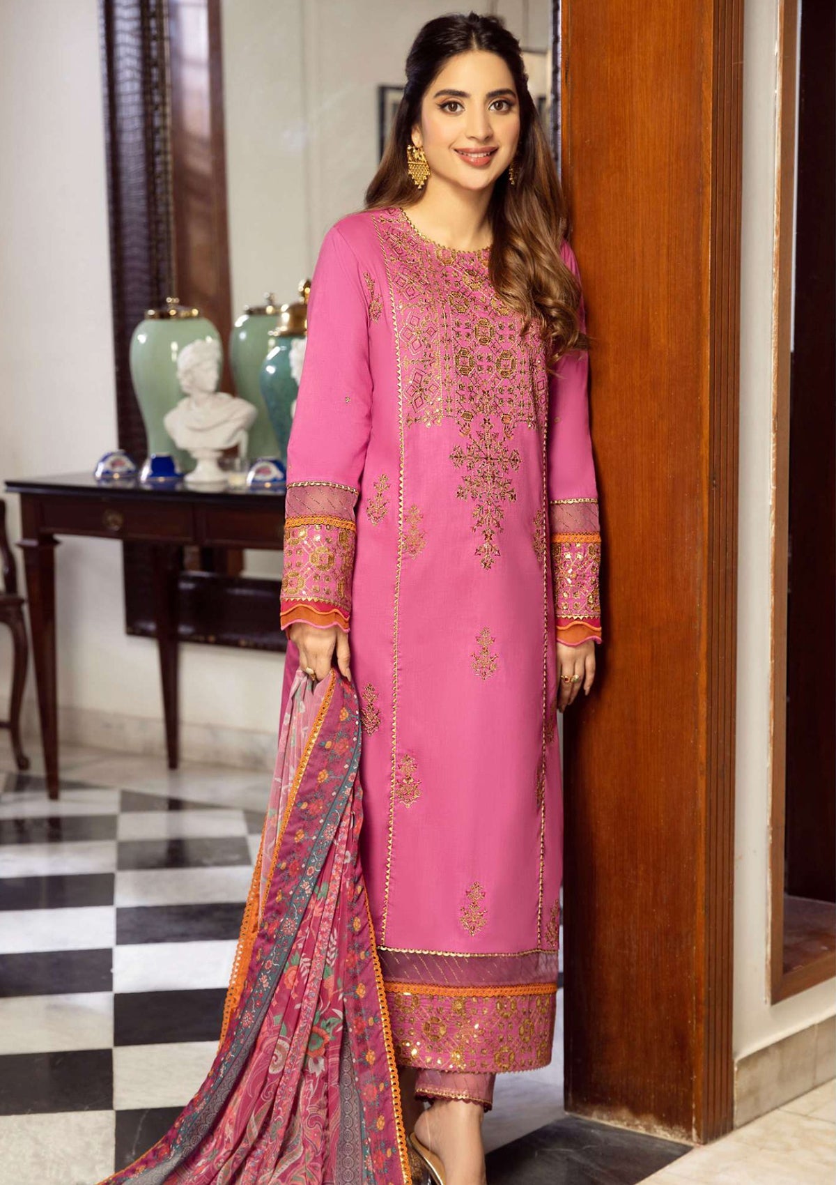 Lawn Collection - Asim Jofa - Aira - AJAI#36 - Official Asim Jofa - Agha Fabrics UK