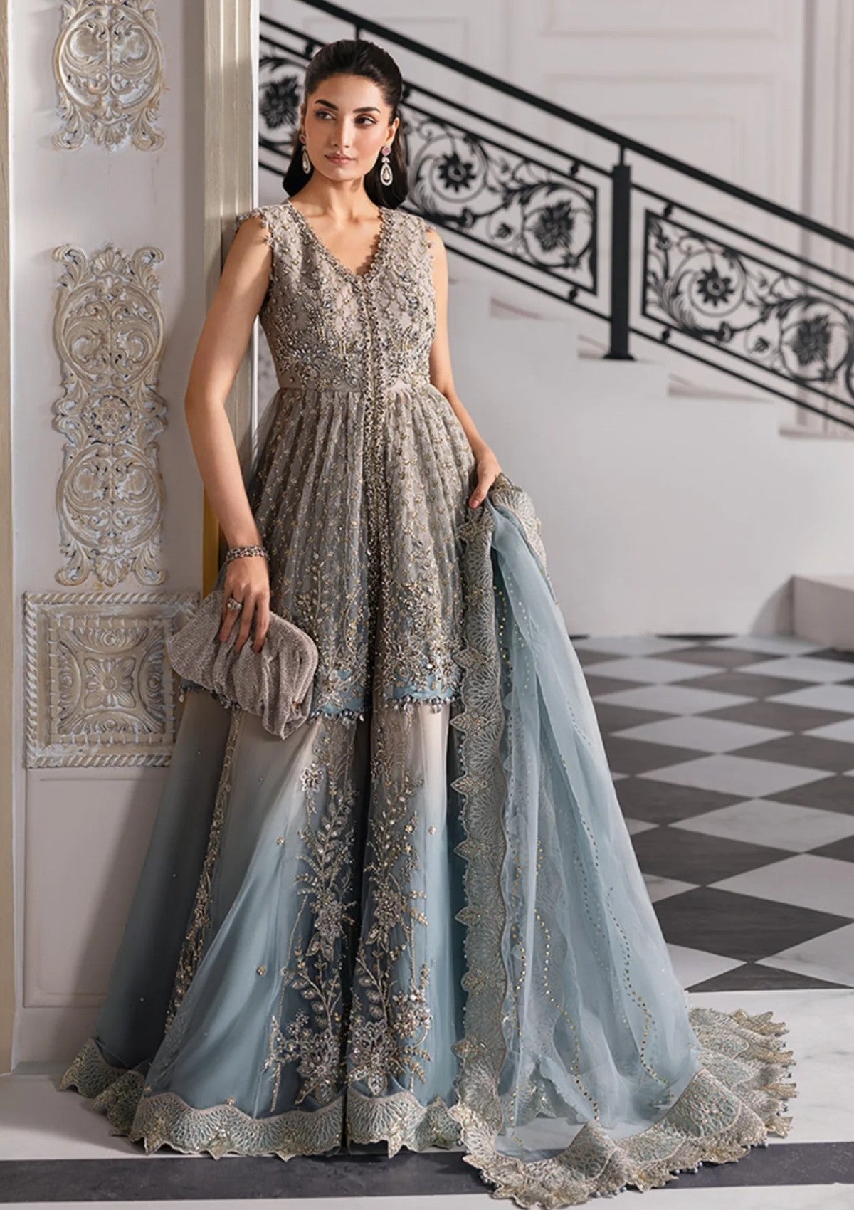 Formals - Maria B - Mbroidered Unstitched Edition 25 - MME#02