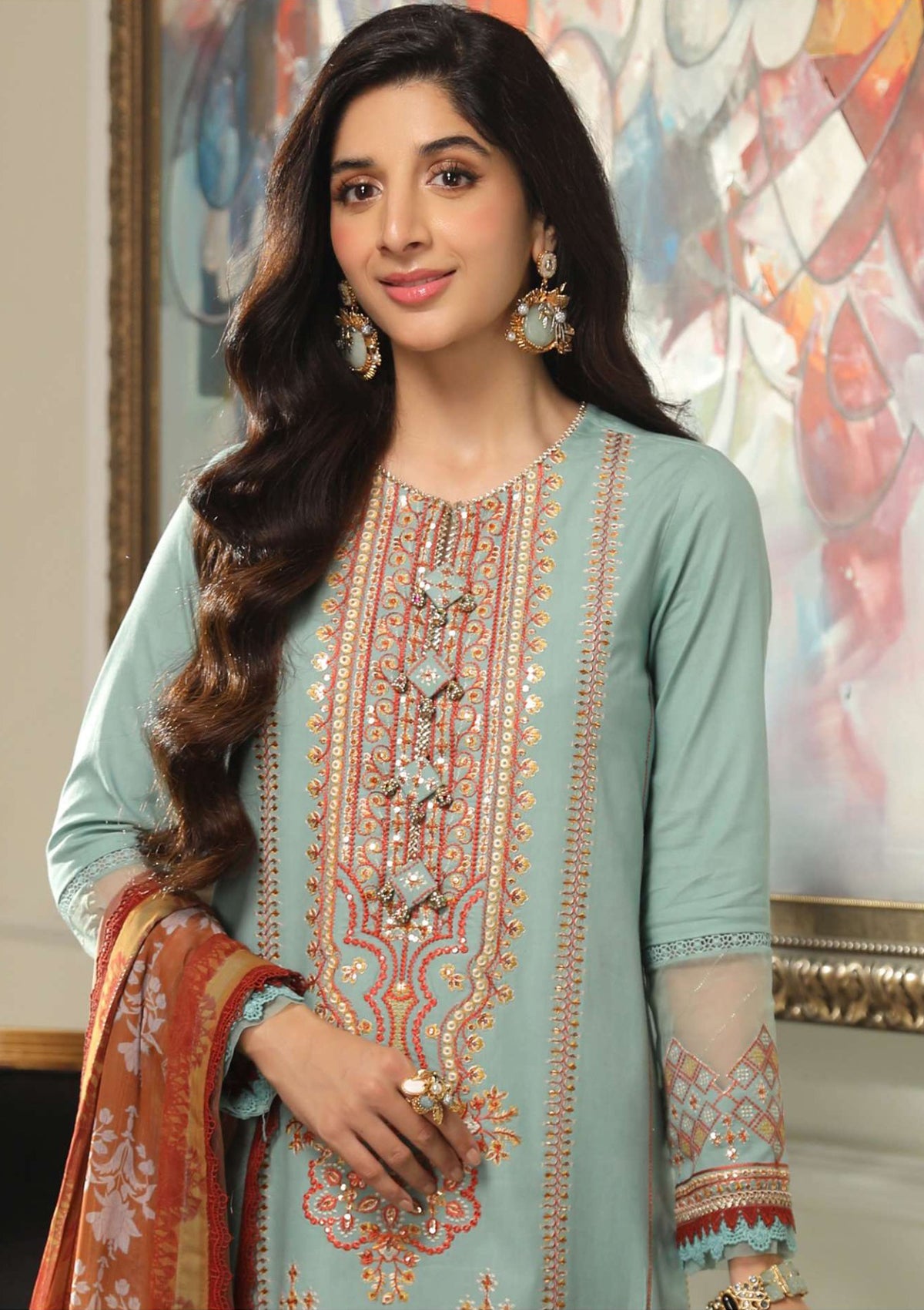 Lawn Collection - Asim Jofa - Aira - AJAI#37 - Official Asim Jofa - Agha Fabrics UK