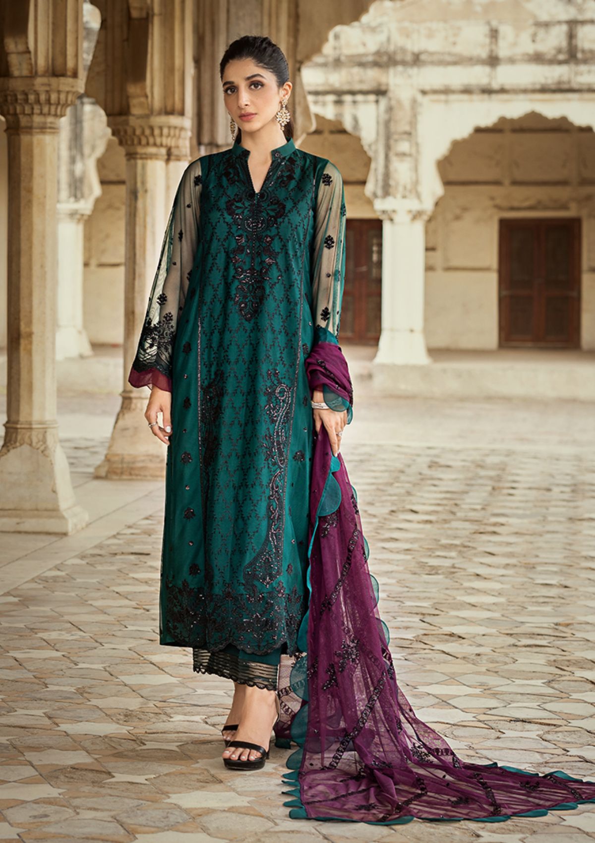Formal Collection - Zainab Chottani - Tahra - Festive - D#06 - Saanjh