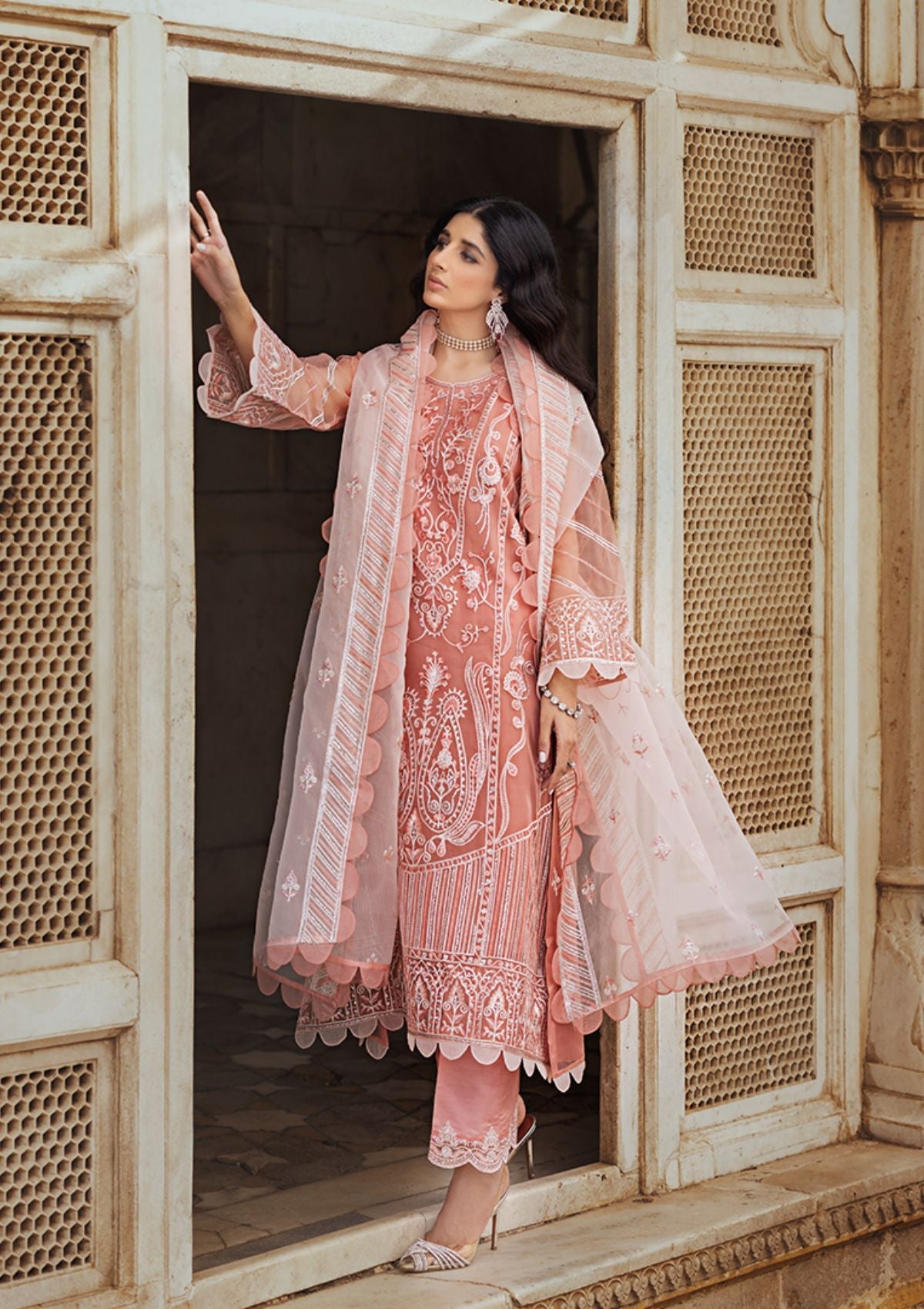 Formal Collection - Zainab Chottani - Tahra - Festive - D#07 - Roushaney