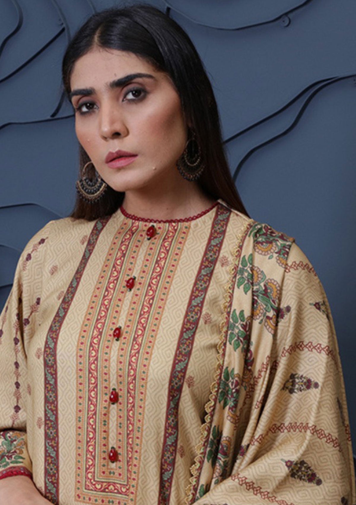 Winter Collection - Humdum - Kashaf - Wool Prints - KS#06