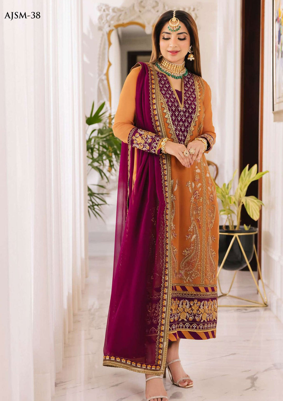 Summer Collection - Asim Jofa - Noorie - AJSM#38 - Official Asim Jofa - Agha Fabrics UK