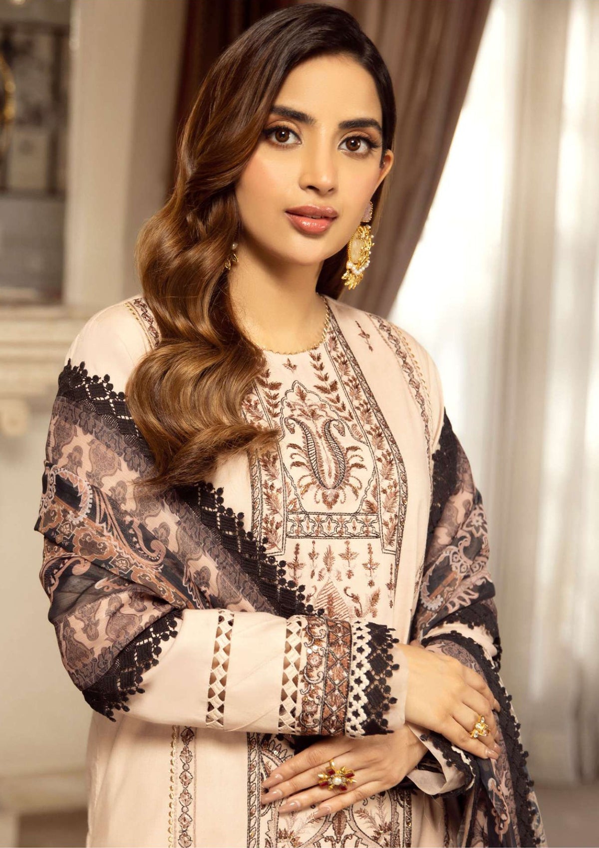 Lawn Collection - Asim Jofa - Aira - AJAI#38 - Official Asim Jofa - Agha Fabrics UK