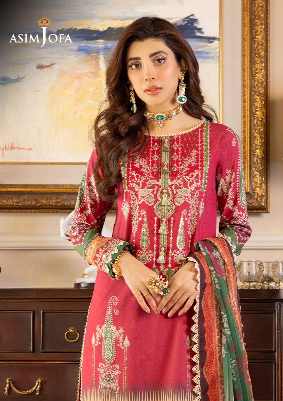 Lawn Collection - Asim Jofa - Rania - Edition Two - AJS#26 - Official Asim Jofa - Agha Fabrics UK