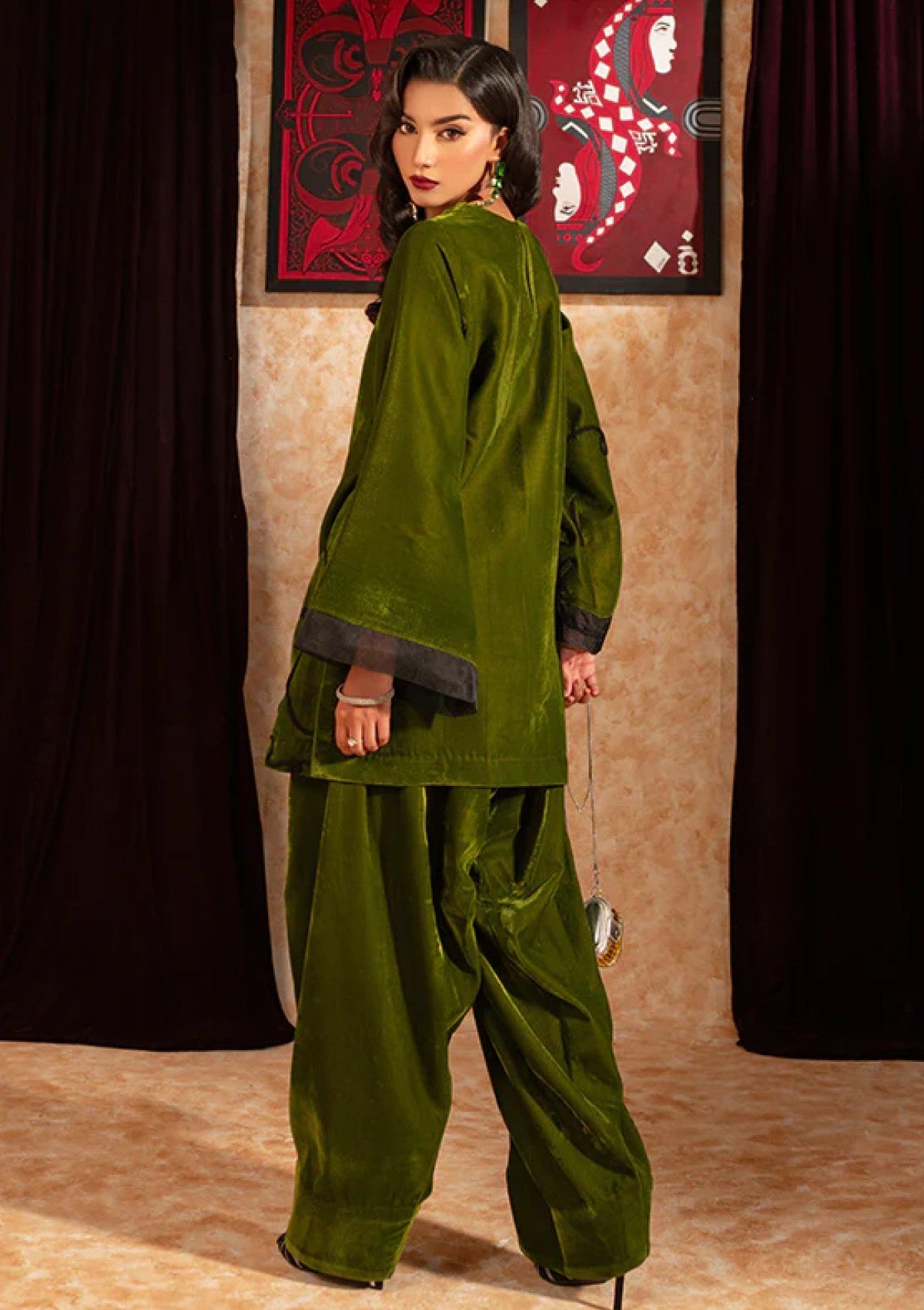 Pret Collection - Fozia Khalid - Velvet Deck 24 - Clover